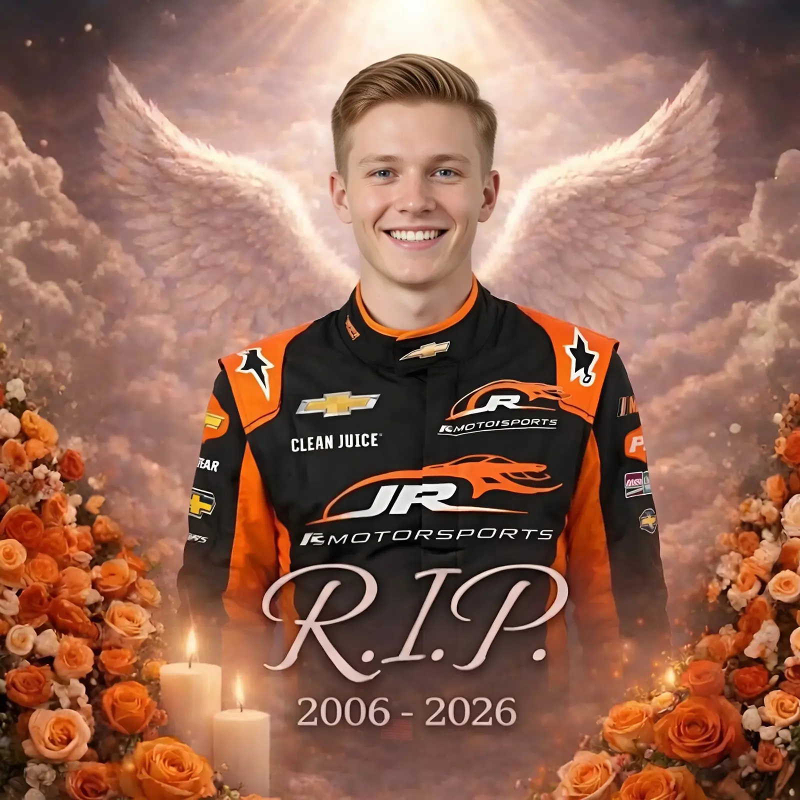 Cover Image for 😢🚨SAD NEWS: A former driver once hailed as a “blockbuster signing” for JR Motorsports has tragically passed away at just 19, sending shockwaves through the NASCAR community.