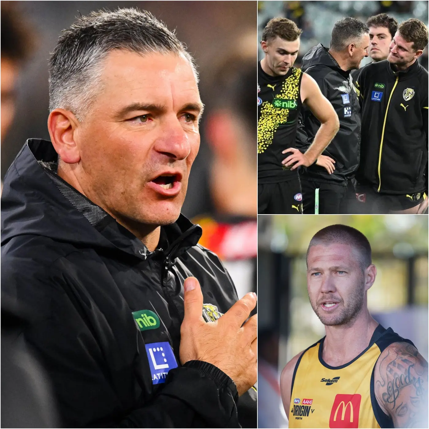 Cover Image for “IF YOU WANT TO LEAVE — I WON’T STOP YOU.” Head coach Adem Yze, in a fit of rage in the dressing room, has decided to make a major squad overhaul ahead of the upcoming Round 9 match against Adelaide