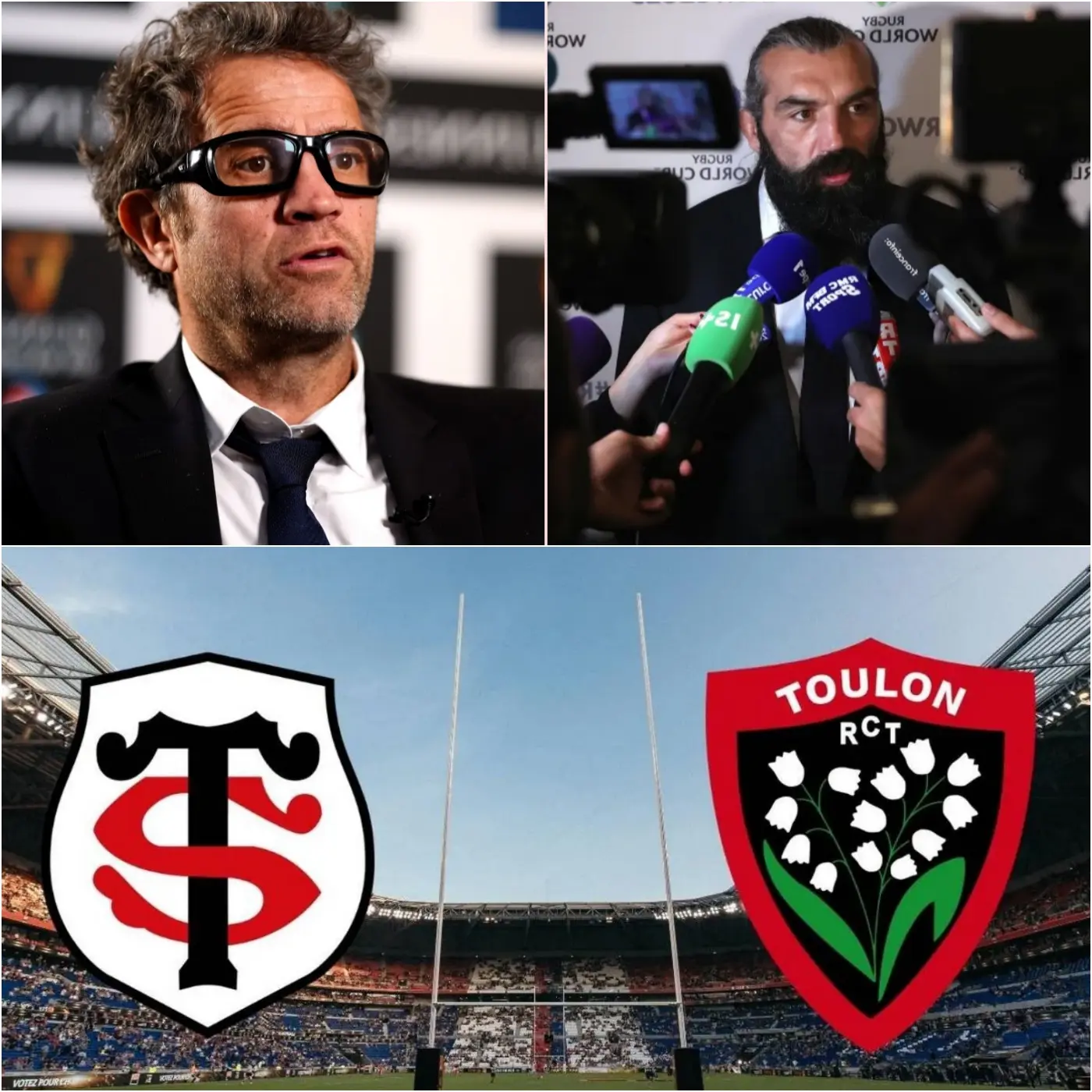 Cover Image for « ASSIS-TOI. ET TAIS-TOI, SÉBASTIEN. » — Fabien Galthié interrompit Sébastien Chabal en direct après une violente diatribe contre le Stade Toulousain avant leur match de la 23e journée du Top 14 contre le RC Toulonnais, plongeant le studio dans un silence complet.