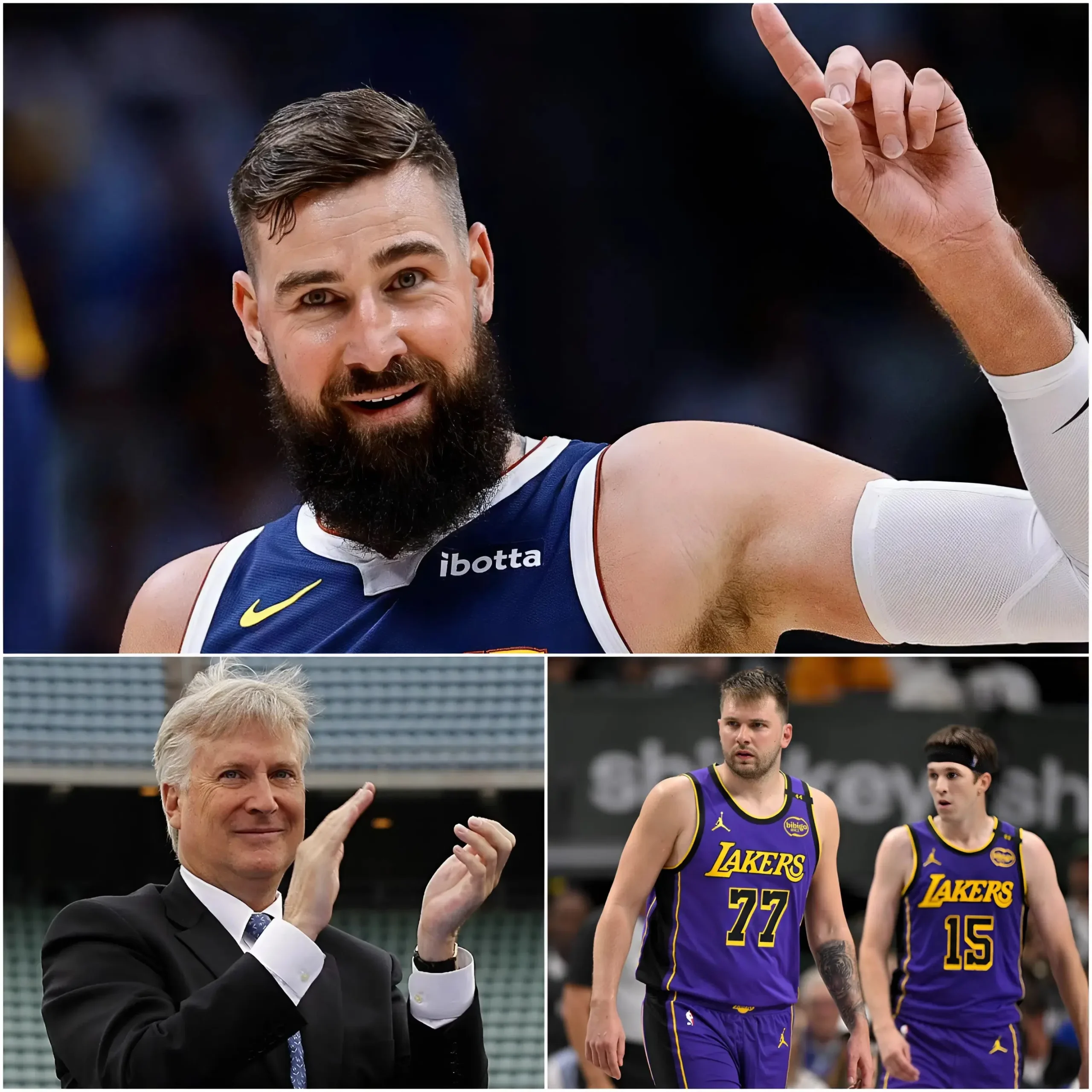 Cover Image for 🏀🏀 A shocking move has sent waves across the NBA as the Los Angeles Lakers officially announce an unprecedented deal involving Jonas Valančiūnas after reports emerged that he was considering retirement.