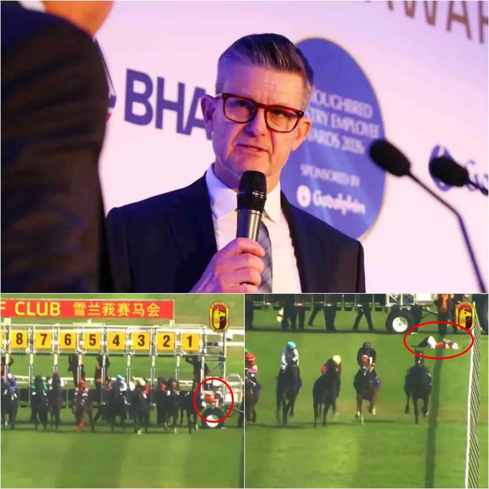 Cover Image for “BREAKING NEWS” A video showing a jockey allegedly “jumping straight off his horse” has gone viral online after an investigation into the shocking incident, which even shocked many bettors. Watch the video below 👇👇👇