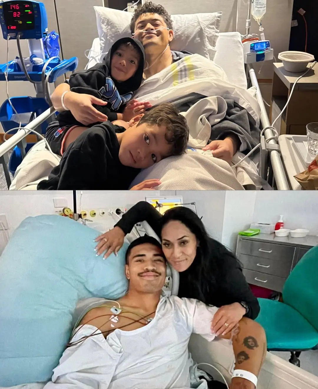 Cover Image for ❤️EMOTIONAL NEWS: Despite suffering a devastating injury that forced him to undergo a limb-saving procedure, Deine Mariner has touched the hearts of fans around the world with heartbreaking photos from his hospital bed — and the beautiful, unwavering love shown by his family.