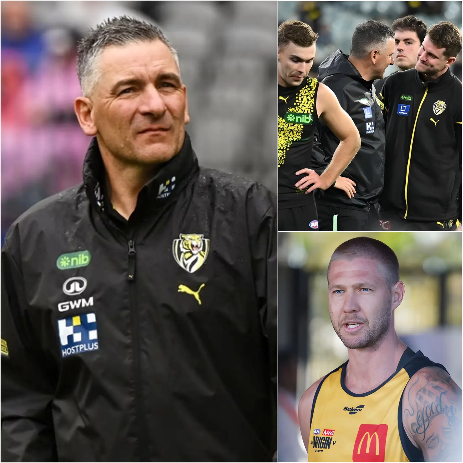 Cover Image for “I’M GOING TO LET HIM GO — I WON’T STOP HIM.” Head coach Adem Yze, in a fit of rage in the dressing room, decided to make a major squad overhaul ahead of the upcoming Round 9 match against Adelaide. He announced a list of two players who are no longer in Richmond’s plans and are expected to leave the team before the end of May. Below is the list of players who must leave the team…