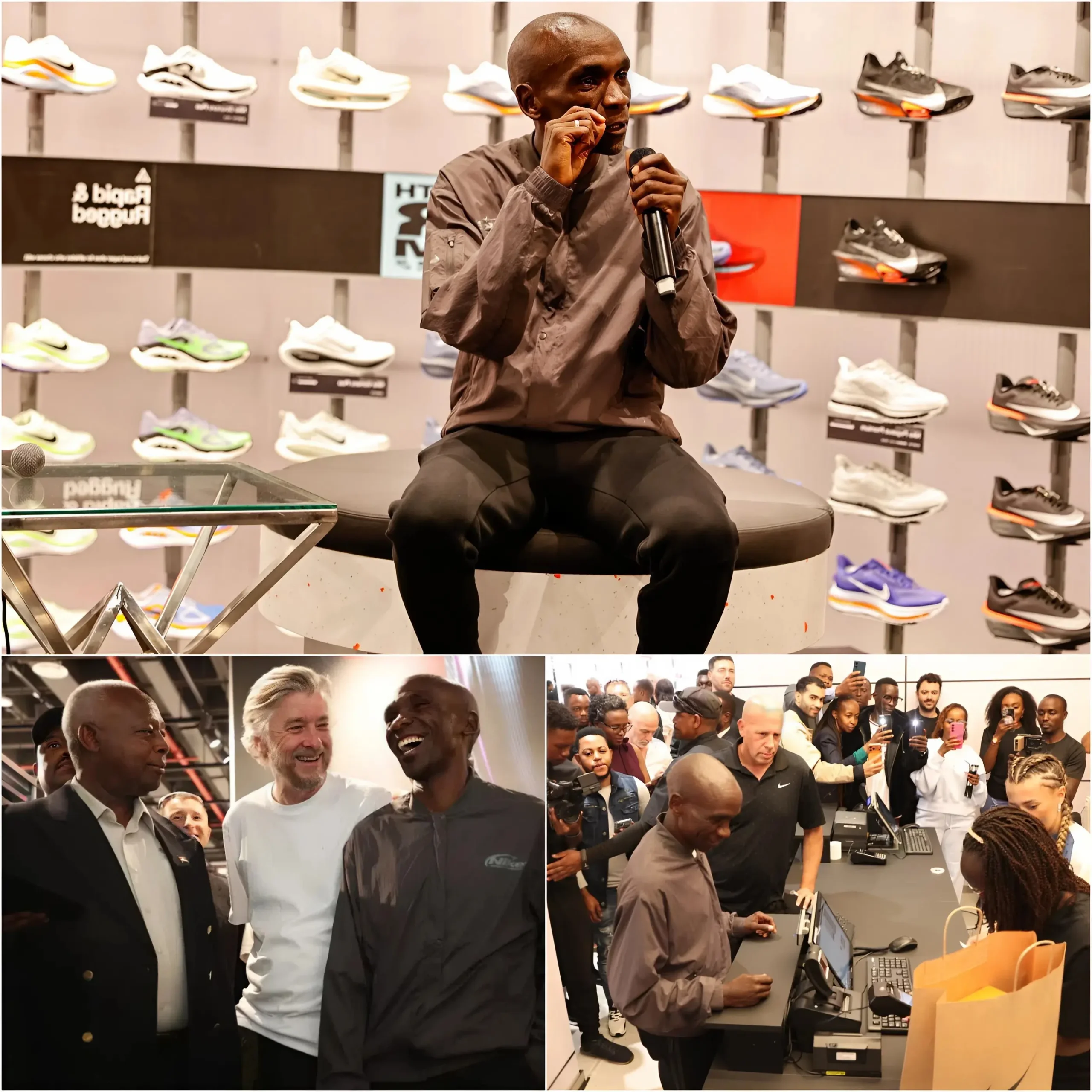 Cover Image for SHOCKWAVES IN KENYA 🏃‍♂️ Eliud Kipchoge Makes A Surprise Appearance At The Grand Opening Of Niкe’s First “Empire,” Revealing The Truth Behind His Multi-Billion-Dollar Contract—Along With Unprecedented Privileges Reserved Exclusively For Athletes In His Home Country—Leaving The World Absolutely Stunned…