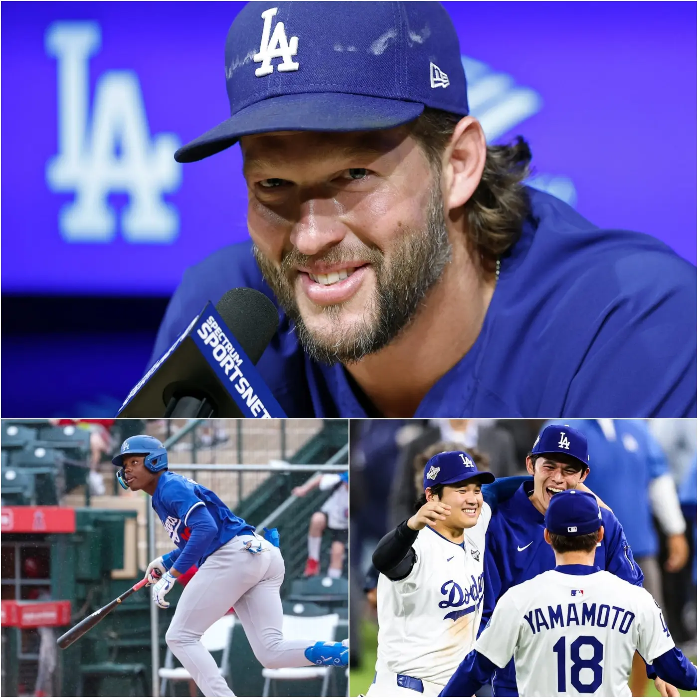 Cover Image for BREAKING NEWS 🛑 The greatest pitcher in MLB history, a three-time Cy Young winner for the Los Angeles Dodgers, Clayton Kershaw, surprised fans by saying: “If the Los Angeles Dodgers want to avoid an unwanted drop in the standings, they need to give him a chance to play