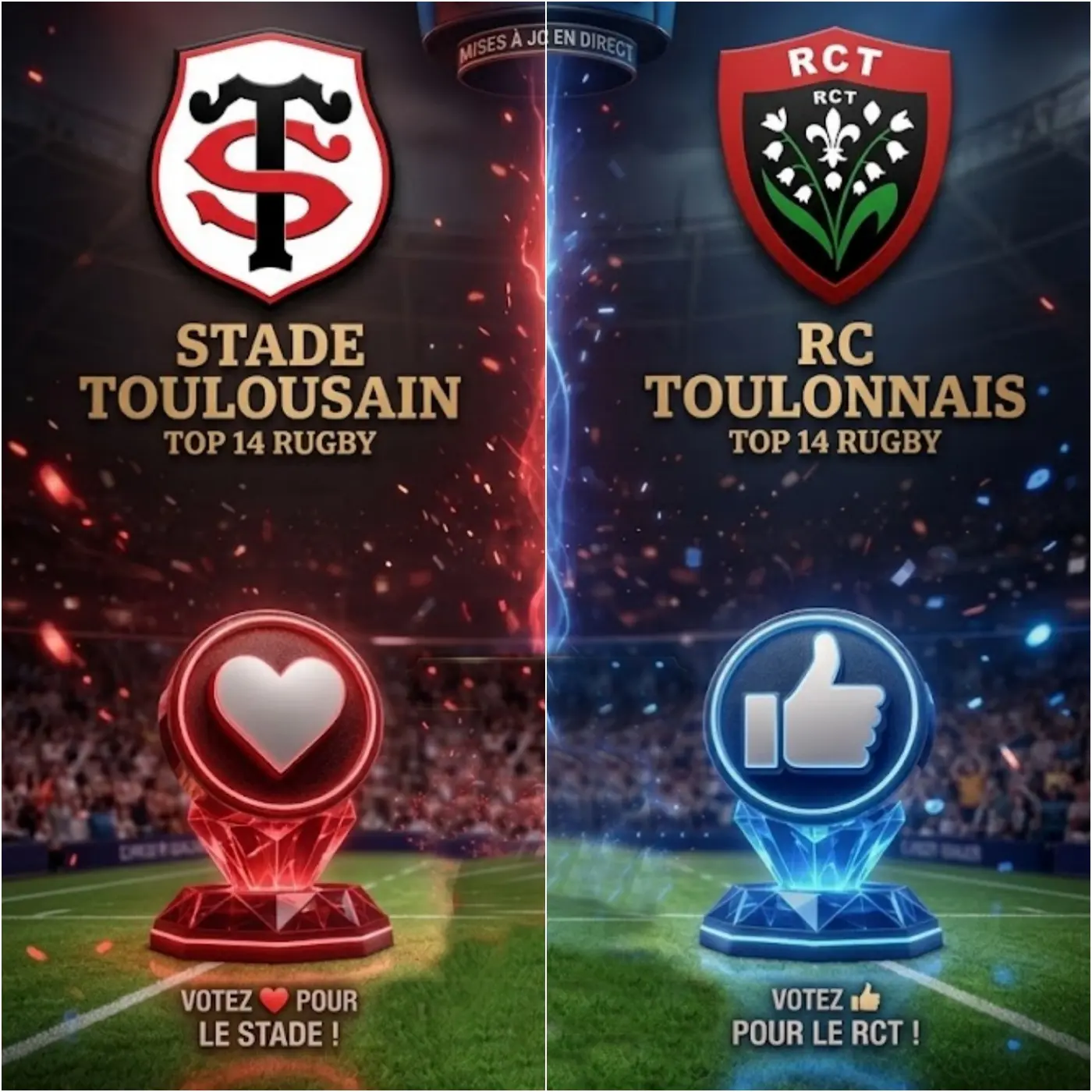 Cover Image for 🔴« ANNULEZ VOS PLANS » : Stade Toulousain – RC Toulonnais