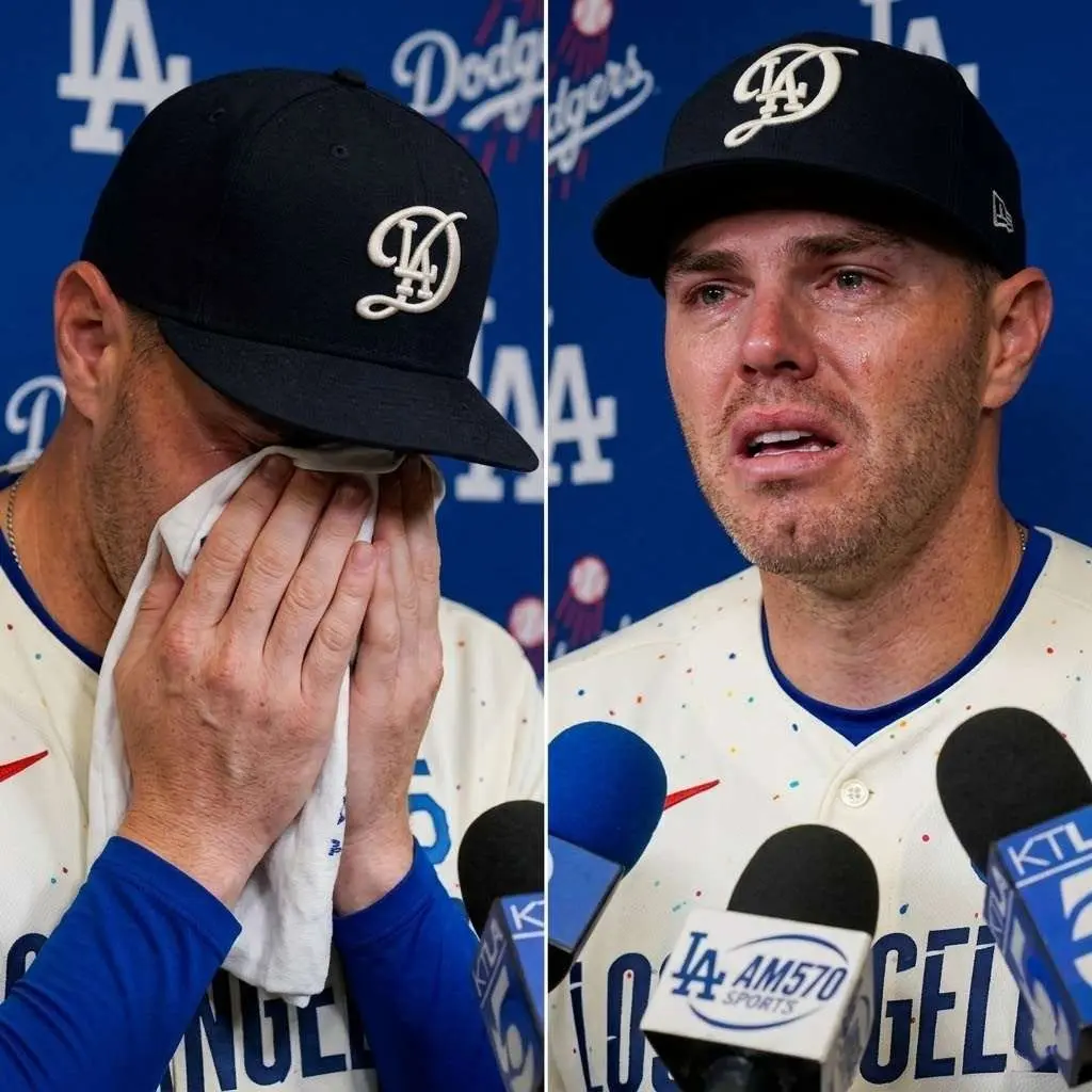 Cover Image for 30 MINUTES AGO in Los Angeles, USA, Freddie Freeman left the entire stadium and fans deeply emotional, with many unable to hold back their tears as he revealed the reason why he will not be able to participate in the Los Angeles Dodgers’ upcoming games.