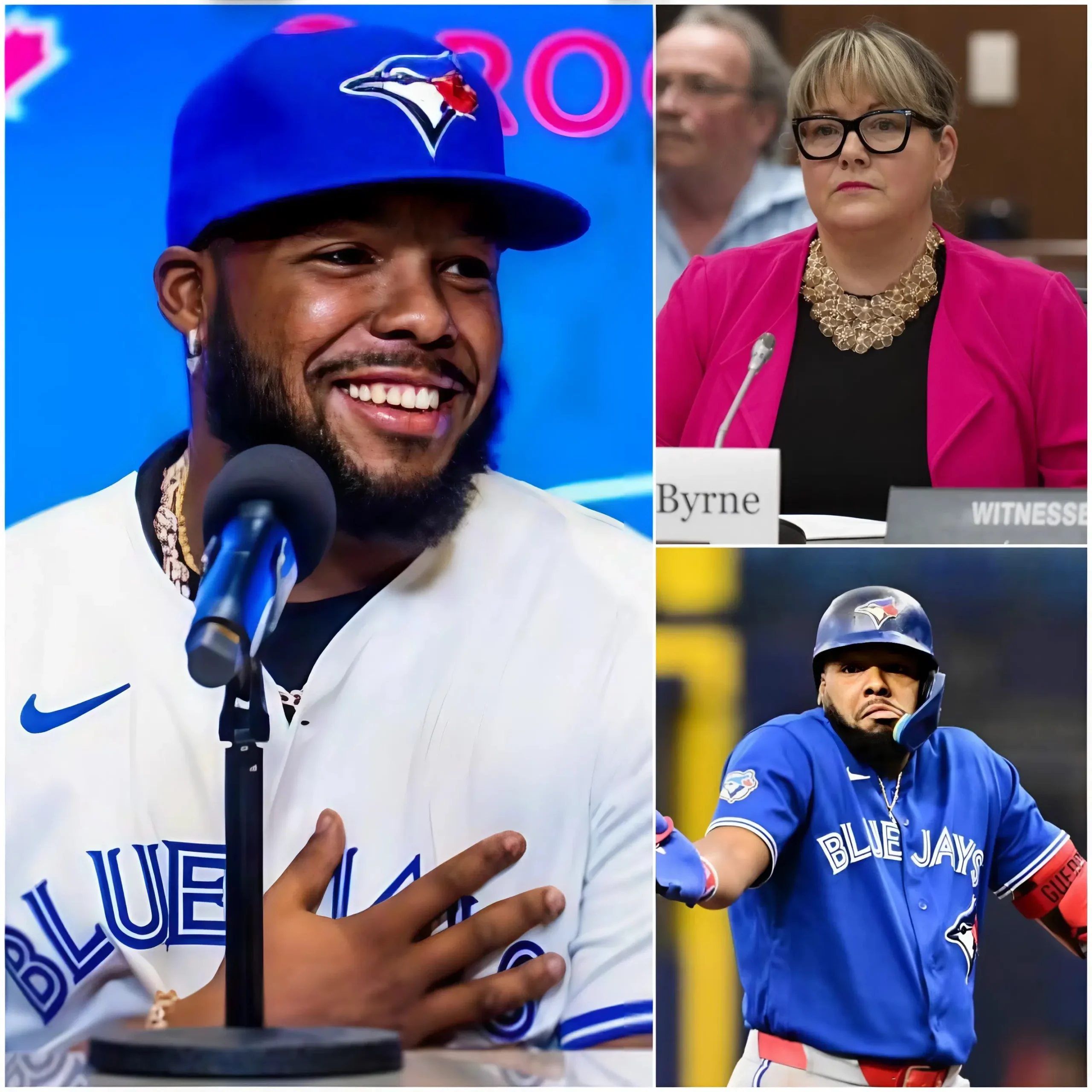 Cover Image for “He’s just a baseball player.” That was the remark made by Jenni Byrne — just seconds before Vladimir Guerrero Jr., captain of the Toronto Blue Jays, stunned the studio with a calm yet sharp response on live television.