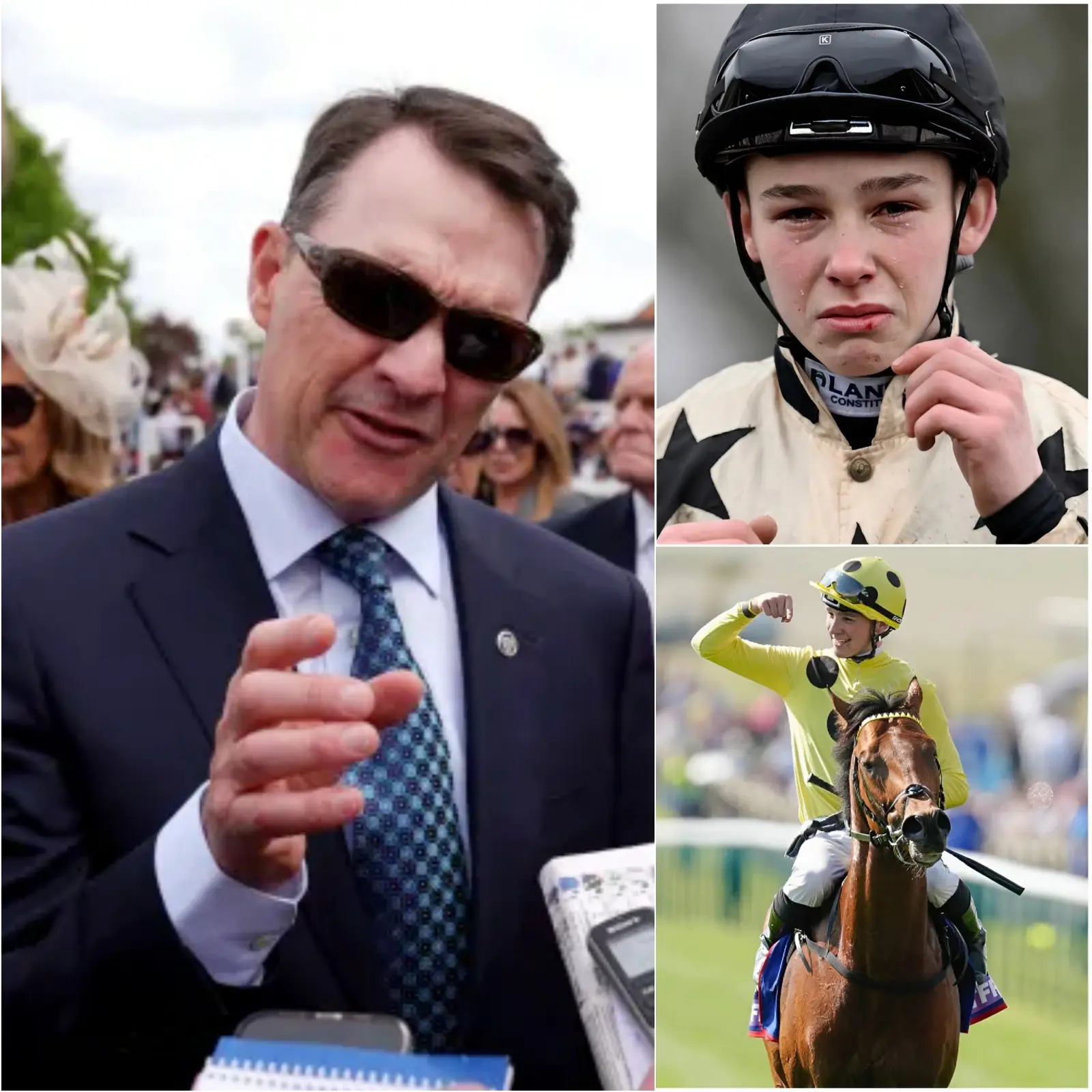 Cover Image for 🚨BREAKING NEWS FROM BHA: “HE’S ONLY 20 YEARS OLD — WHAT ARE YOU ALL DOING?!” — Legendary trainer Aidan O’Brien unexpectedly spoke out in defense of Billy Loughnane amidst a wave of fierce criticism over his “unfair” Classic victory.
