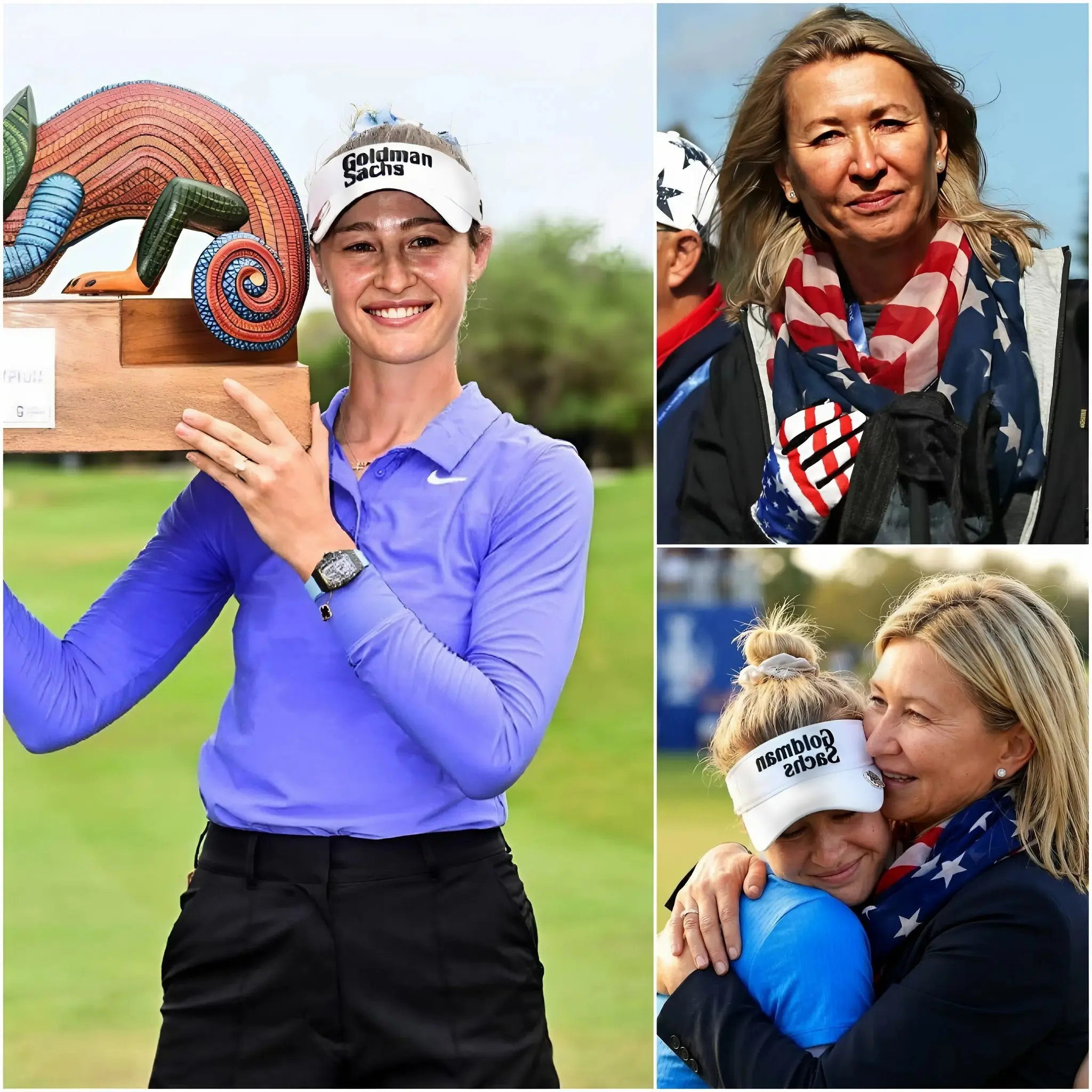 Cover Image for “MOM, I DID IT!” — At the Riviera Maya Open, Nelly Korda turned victory into a heartfelt tribute to her mother. No grand celebration—just tears, love, and gratitude. A touching moment that reminded the world: behind every champion is family. ⛳❤️