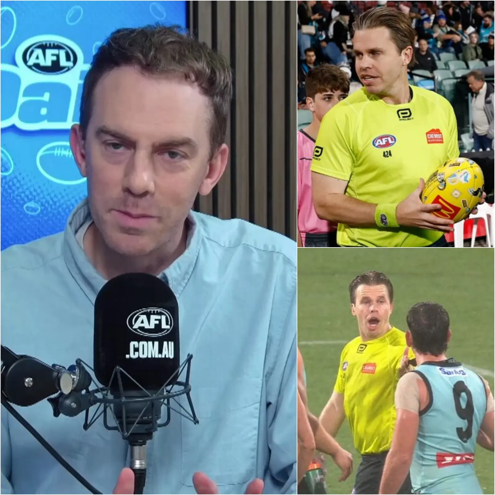 Cover Image for 🚨 “Since becoming a professional referee, I have never seen a referee as pathetic as this. This man does not deserve to be an AFL referee…” – Legendary referee Brett Allen publicly criticized Nick Foot heavily after the AFL Appeals Committee overturned the ban on star Zak Butters because the jury driver had just participated in a Zoom hearing!
