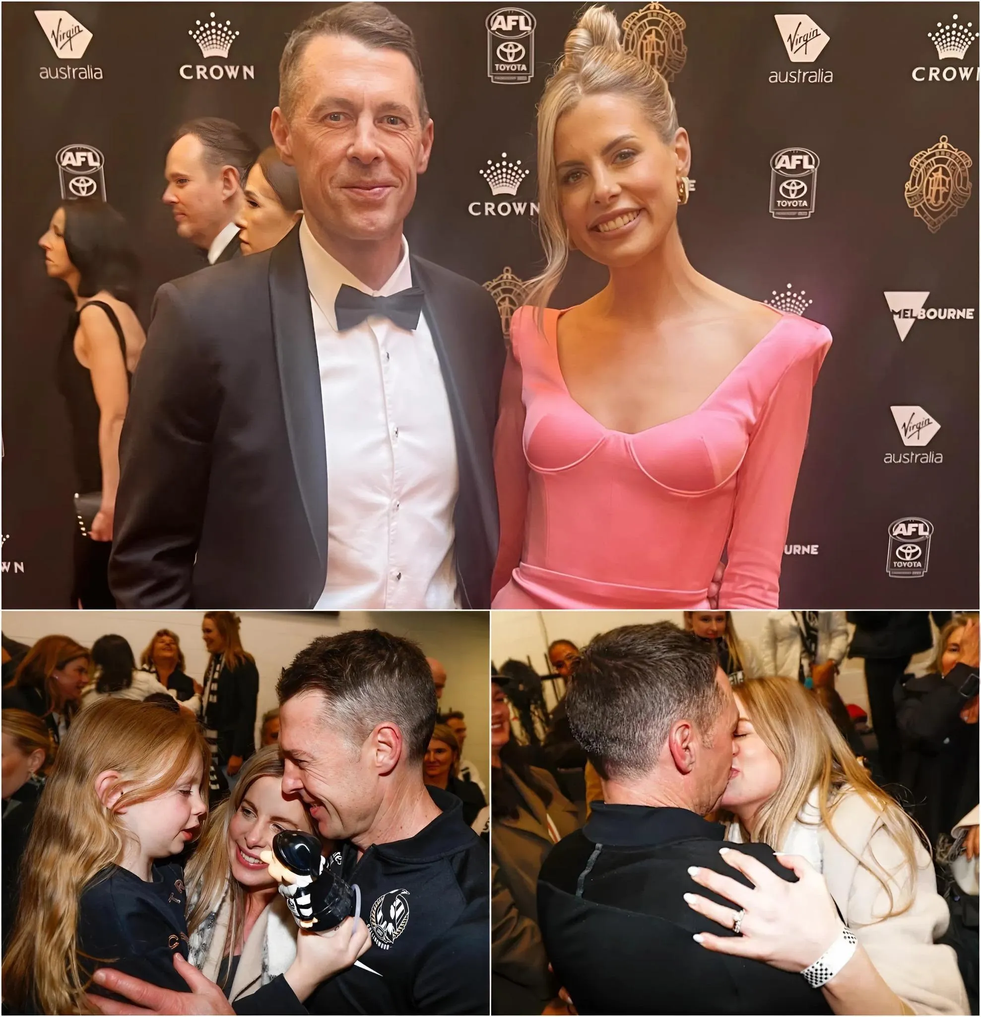 Cover Image for ❤️GOOD NEWS: Craig McRae made a SPECIAL announcement on the happiest day of his life, causing his wife Gabrielle to burst into tears, leaving many wondering what had happened!!!