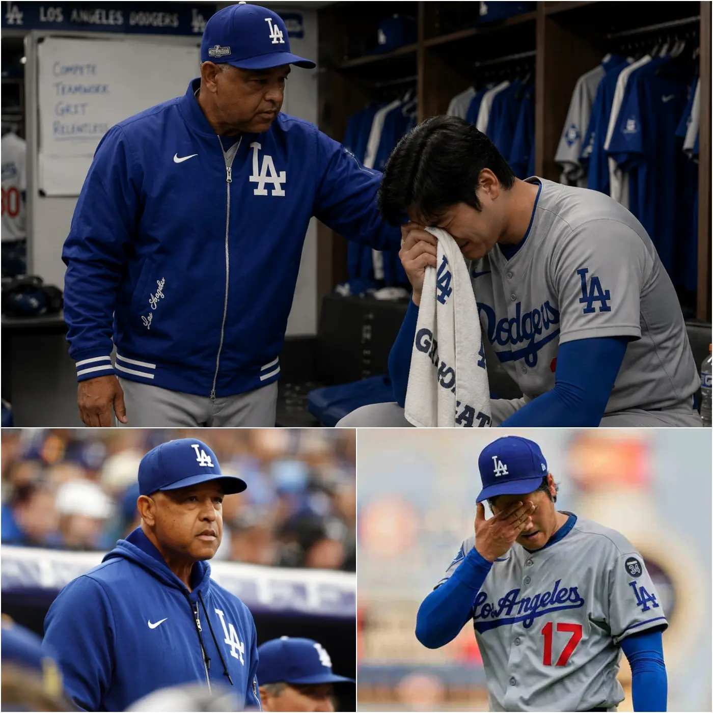 Cover Image for 💔⚾️ “I feel like I’m holding everyone back…” — After a difficult stretch of games with the Los Angeles Dodgers, Shohei Ohtani was reportedly overcome with emotion