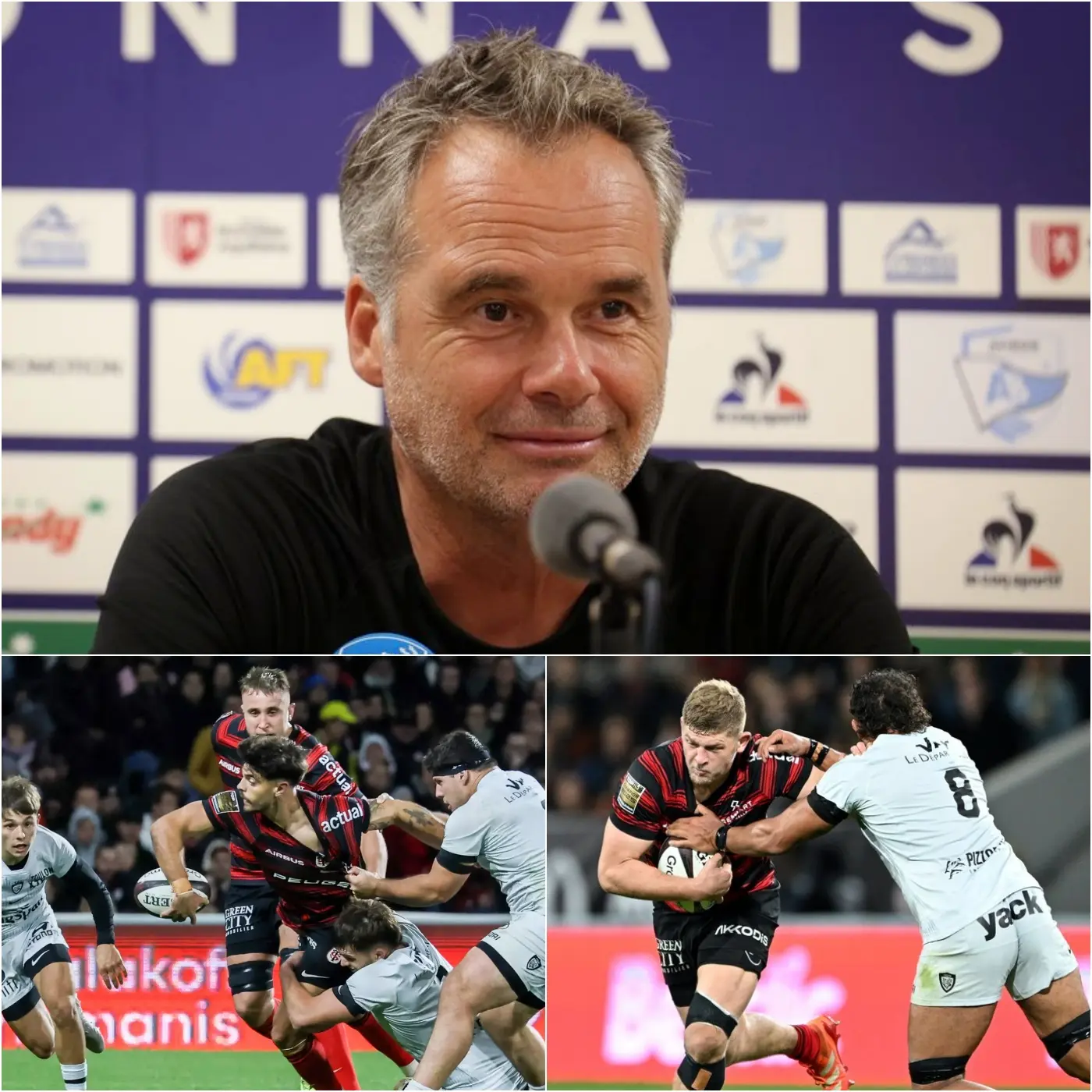 Cover Image for « JE SUIS VRAIMENT HEUREUX DE TRAVAILLER AVEC LUI. » Il est l’âme de toute l’équipe. Je n’ai jamais vu un joueur aussi exceptionnel, depuis mes débuts dans le rugby jusqu’à toute ma carrière d’entraîneur