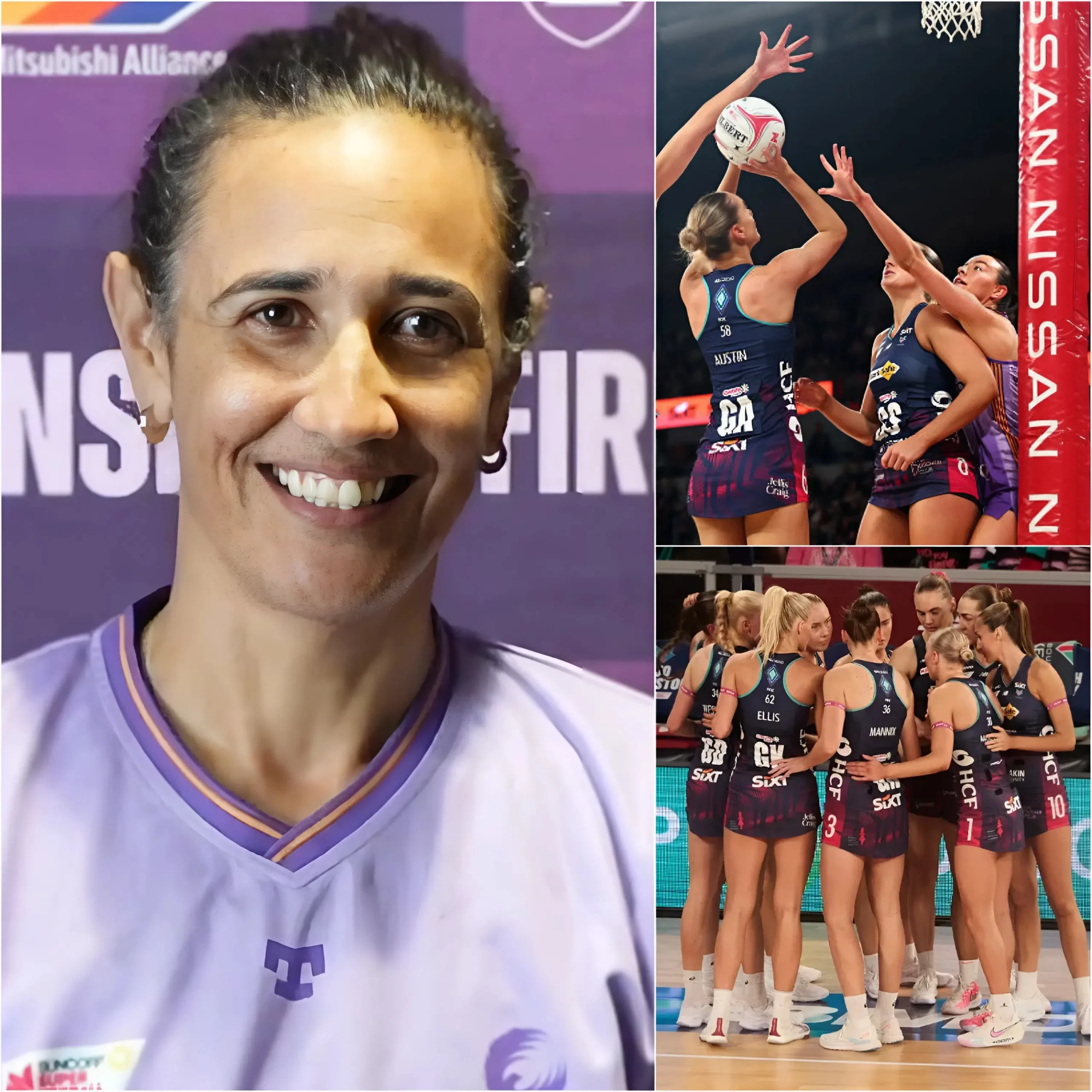 Cover Image for “Is she even human? We tried everything but couldn’t stop her?!” —Queens Firebirds head coach Kiri Wills was utterly speechless after witnessing a Melbourne Vixens player achieve what Netball calls an “impossible” efficiency rating.