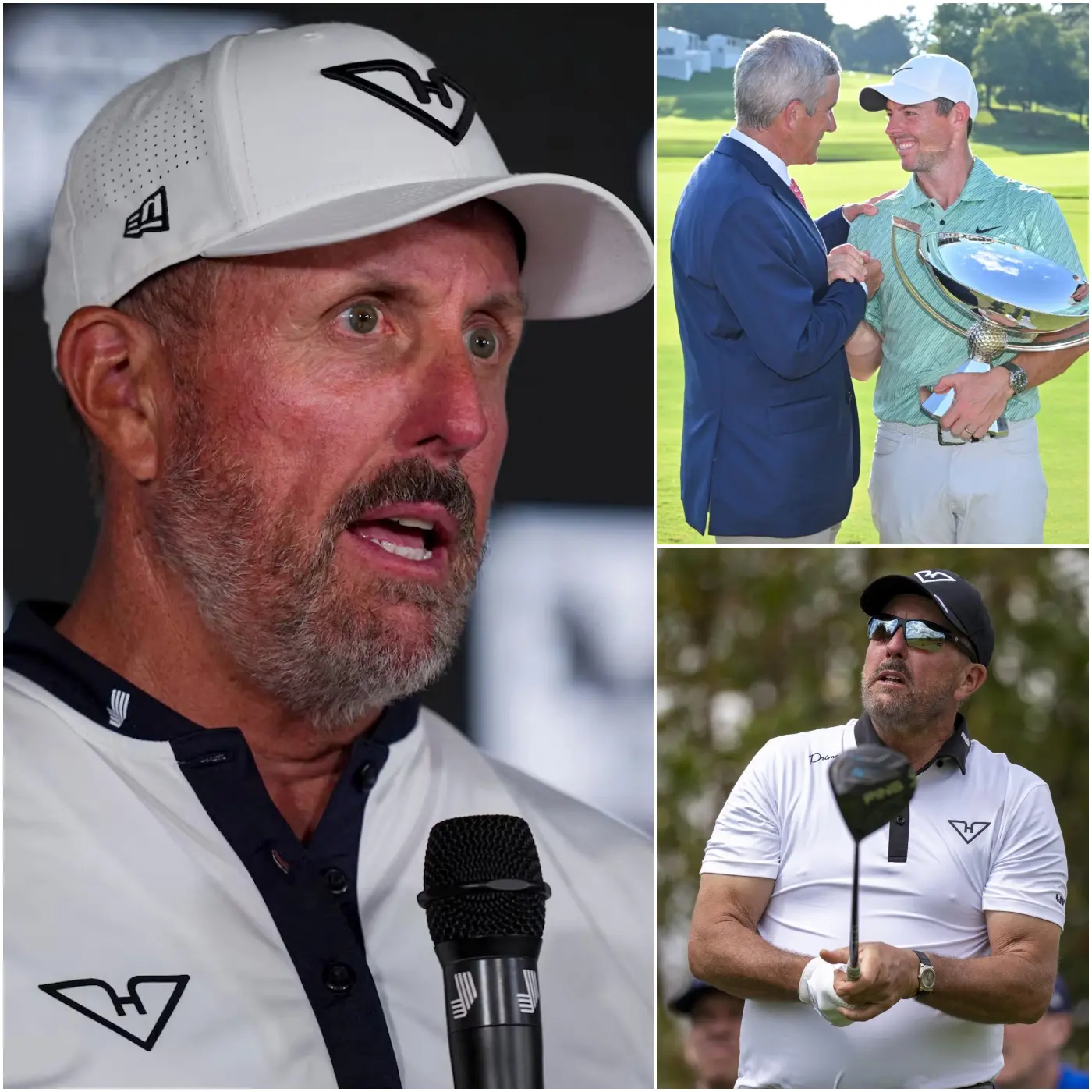 Cover Image for 15 MINUTES AGO🚨 Phil Mickelson sparks total chaos after appearing with a cryptic smile as his name suddenly tops the entry list for the PGA Championship 2026 — and now a leaked secret audio has exposed everything