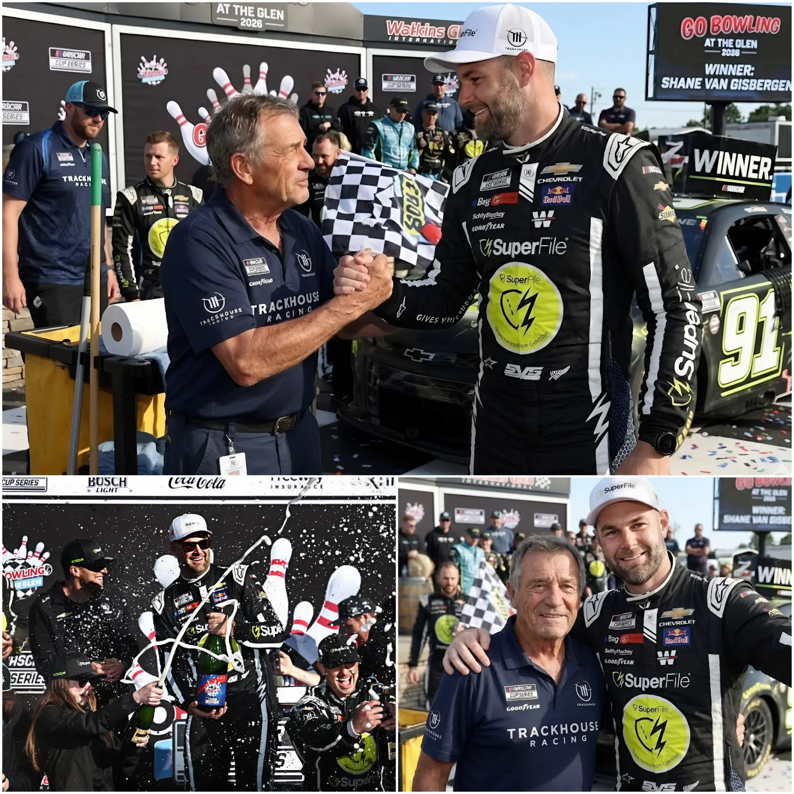 Cover Image for ❤️ A HEARTWARMING MOMENT IN MOTORSPORT: Shane van Gisbergen, after his victory at the Go Bowling at The Glen 2026, delivered a moment that moved millions of fans to tears.