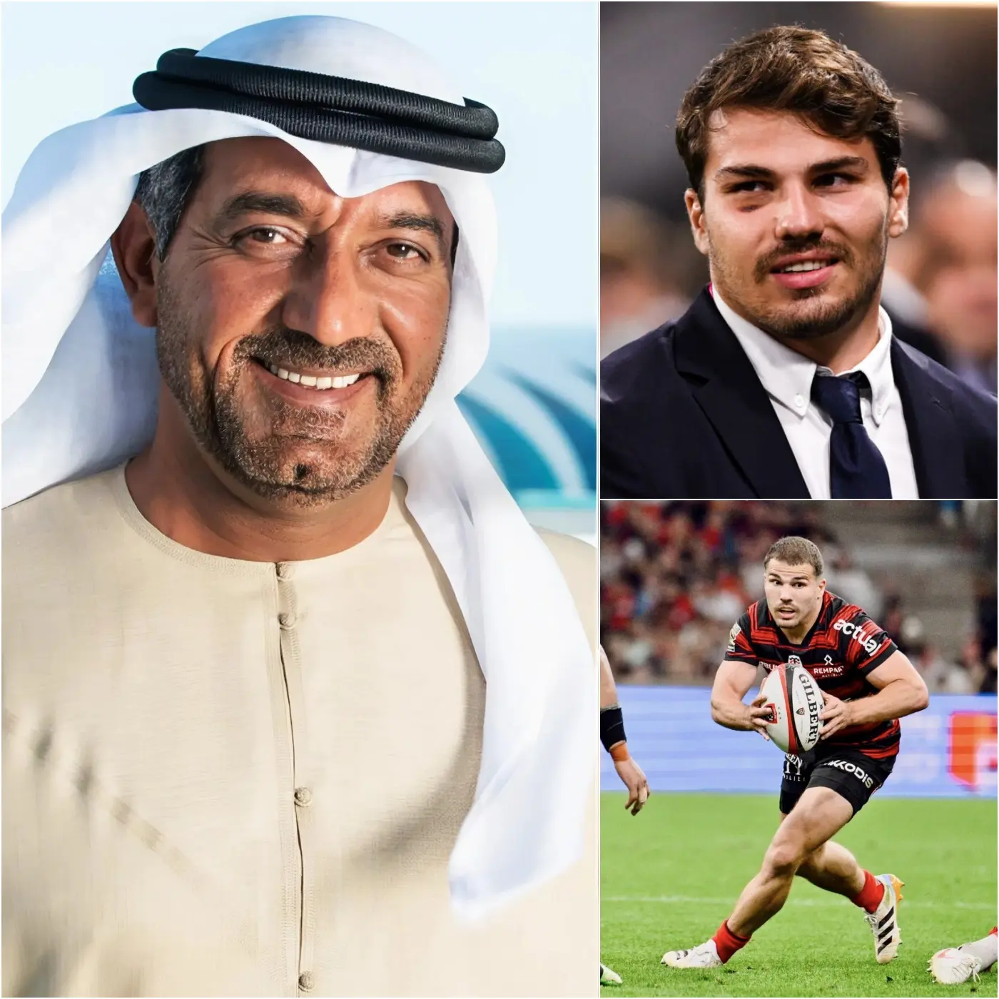 Cover Image for INFORMATION CHOC : Cheikh Ahmed Al-Maktoum, milliardaire du pétrole réputé pour sa collection de supercars et de yachts de luxe valant plusieurs milliards de dollars, aurait dépensé près de 5 millions de dollars pour inviter Antoine Dupont