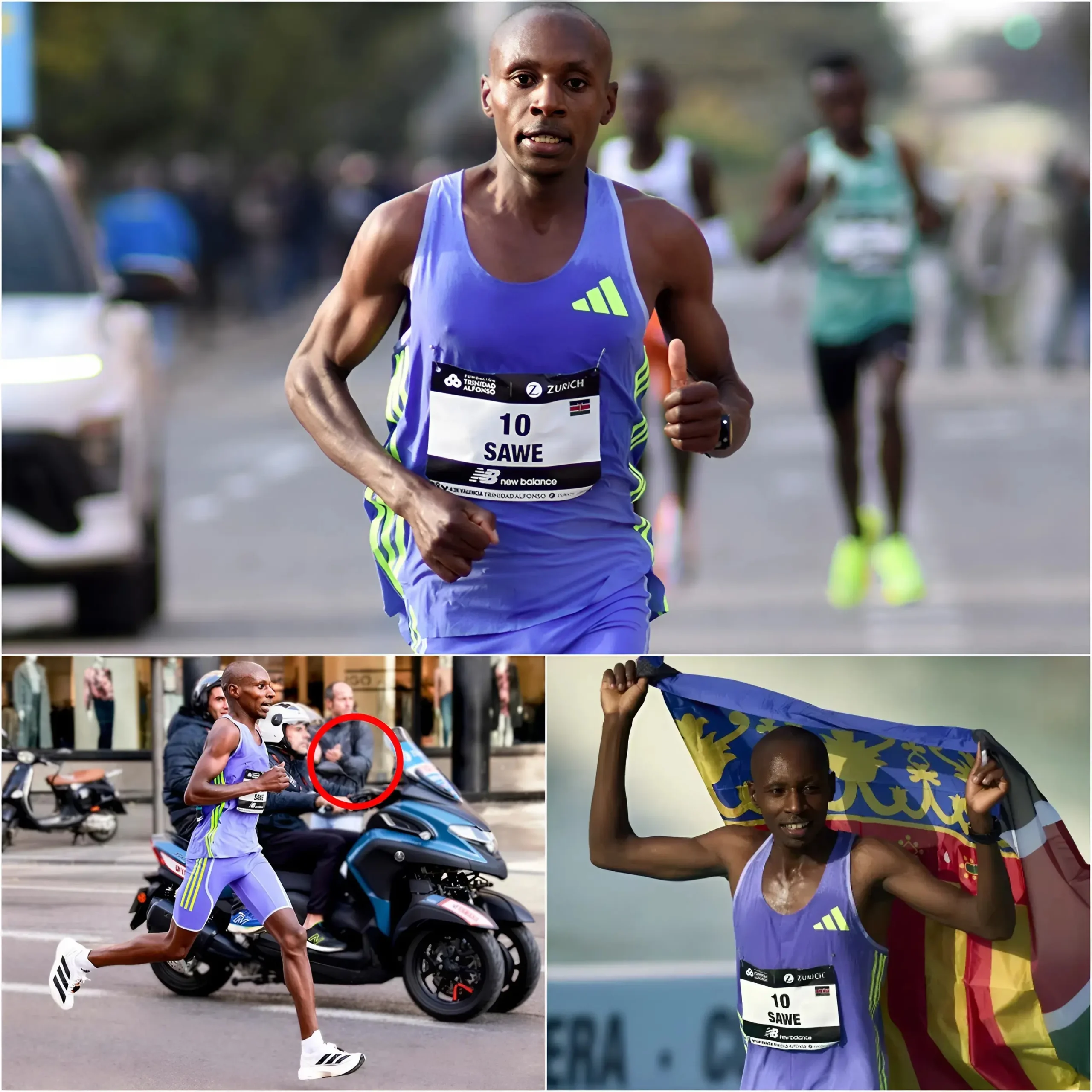 Cover Image for 🏃‍♂️ A HUGE SCANDAL SHAKES THE ATHLETICS WORLD 🔥 Just hours after Sebastian Sawe won the 2026 Valencia Marathon, a 5-minute video was sent to the organizers at midnight.