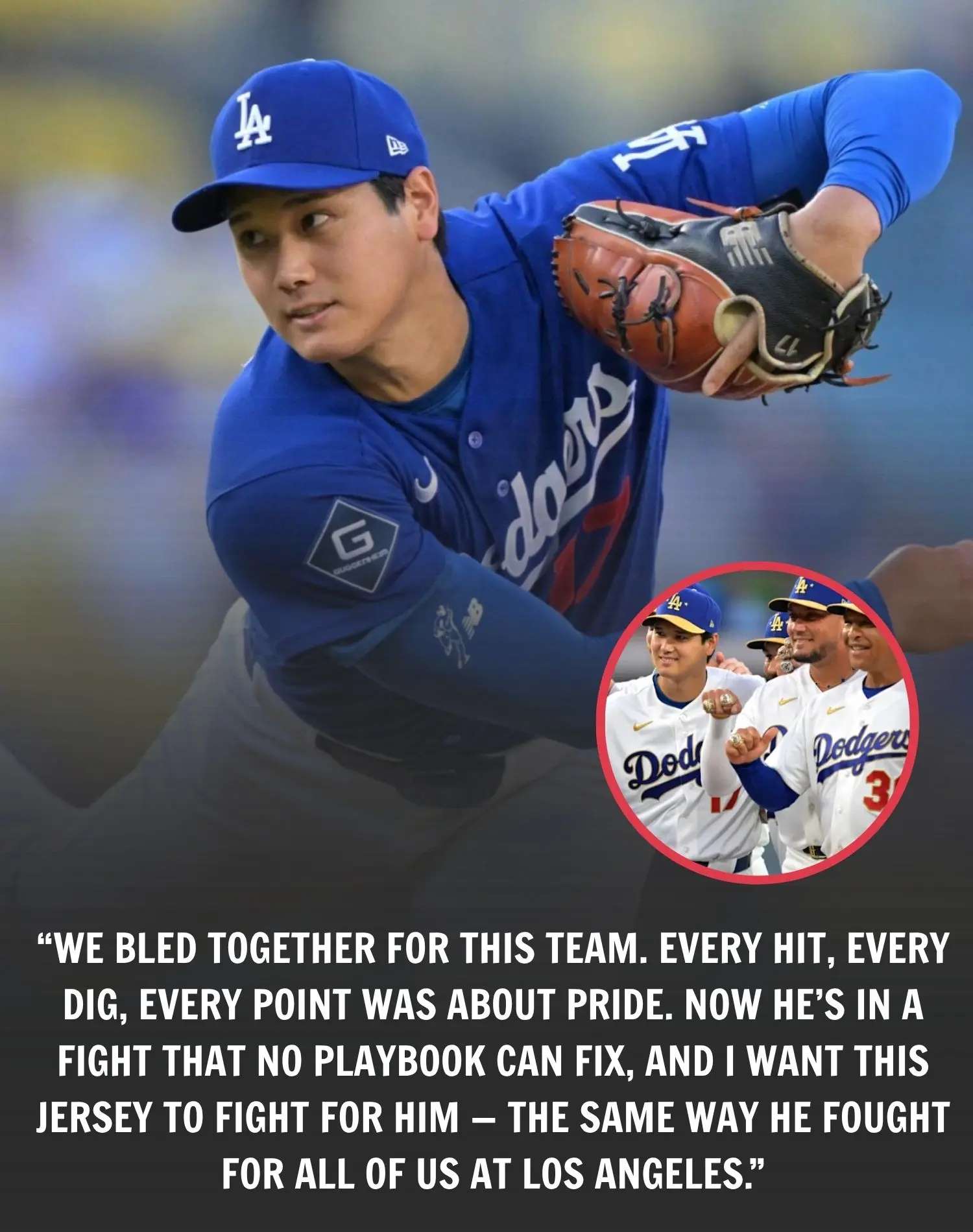 Cover Image for 🚨 Breaking: At a recent charity event, Shohei Ohtani delivered a deeply moving act of generosity by putting up for auction the game-worn jersey from his very first MLB season, directing every dollar raised toward helping a former teammate now fighting cancer.
