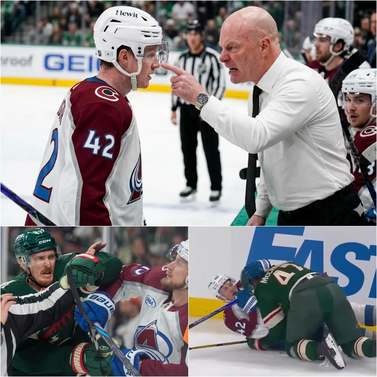Cover Image for 🚨 “YOU CHEATED, YOU DON’T DESERVE TO BE CHAMPIONS!” Following a devastating 5-2 loss to the Colorado Avalanche in Game 4 of the second round of the 2026 Stanley Cup playoffs at the Grand Casino Arena
