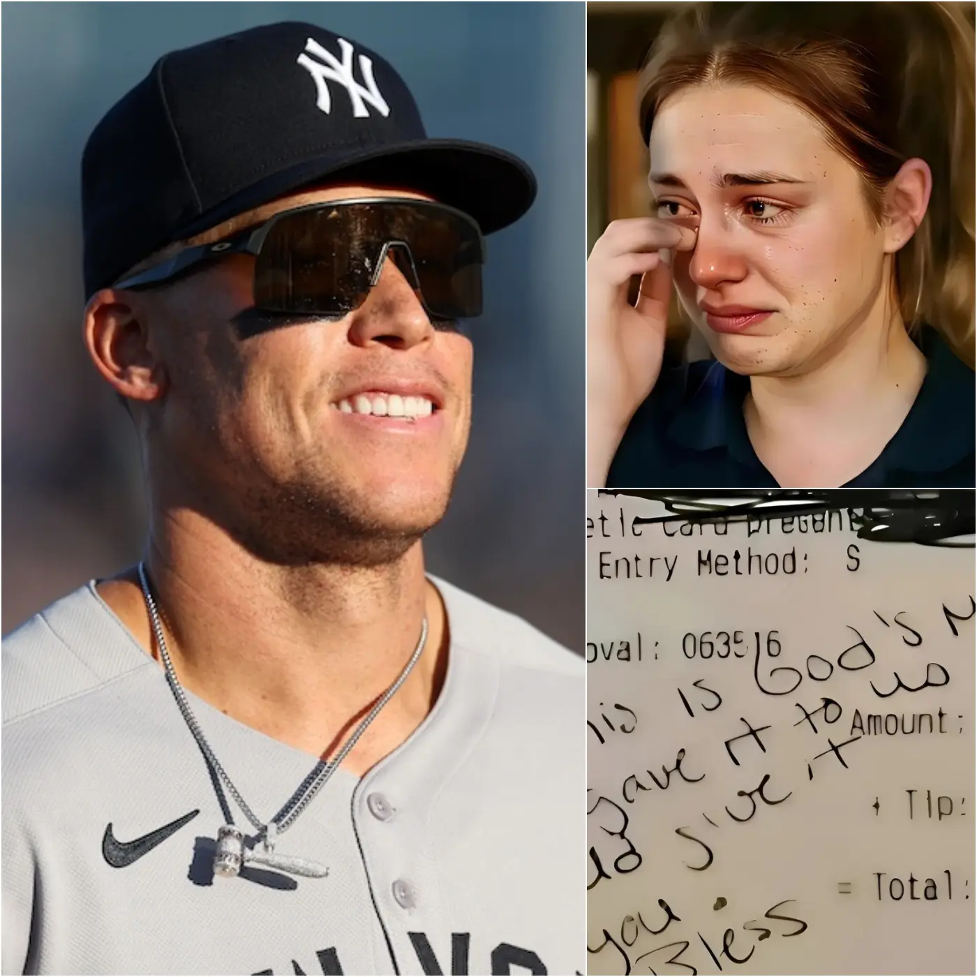 Cover Image for Sera, a 22-year-old waitress at a small family-owned café in Northern Ireland, never dreamed that the unassuming customer she served that morning was Aaron Judge, the captain of the New York Yankees.
