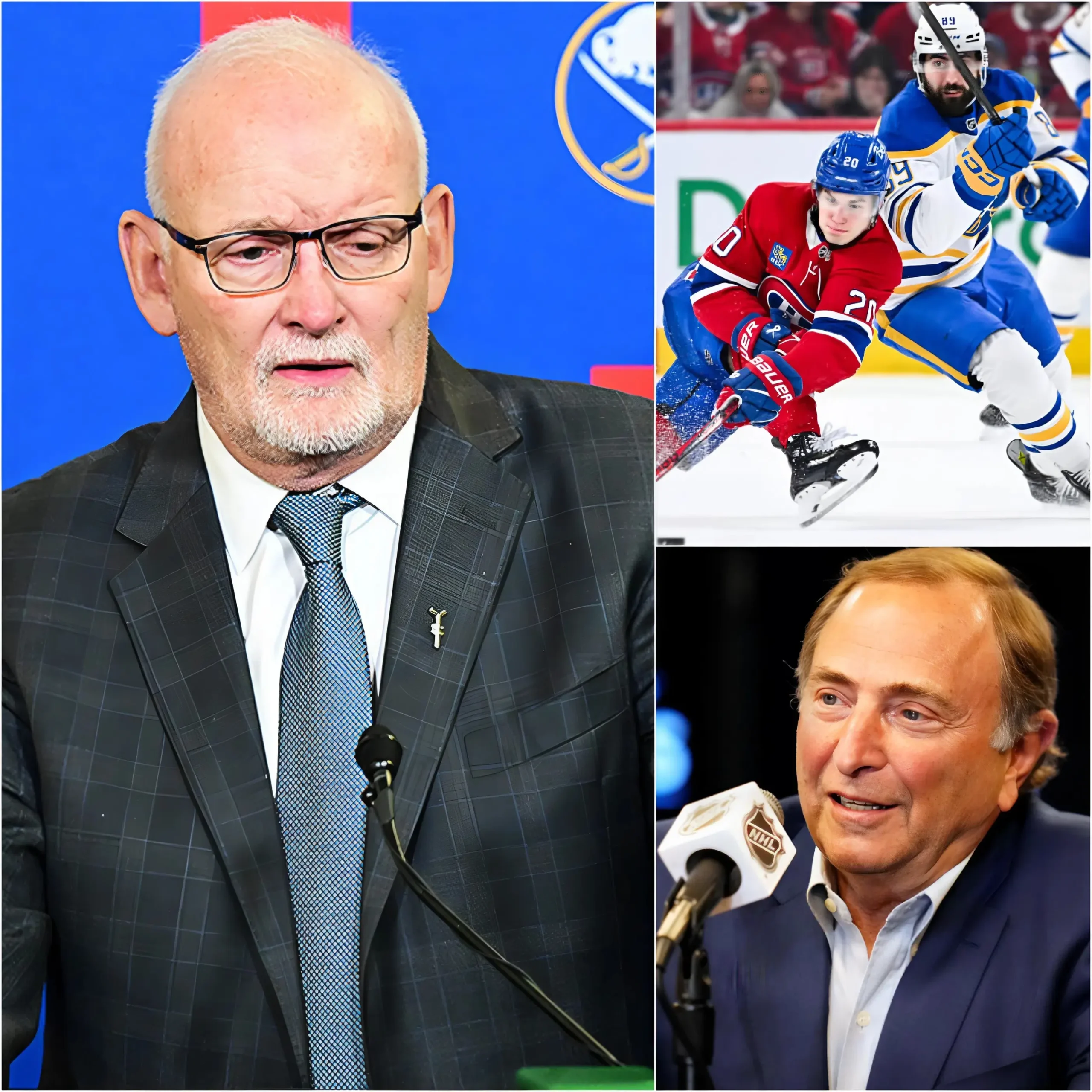 Cover Image for 💥🔥« Ce n’est pas juste » — L’entraîneur Lindy Ruff a exprimé sa colère en accusant les arbitres lors du match 4 contre les Montreal Canadiens après la décision d’annuler un but à 8:02 du Game 4. La séquence de révision a duré près de 10 minutes ; annoncer un but
