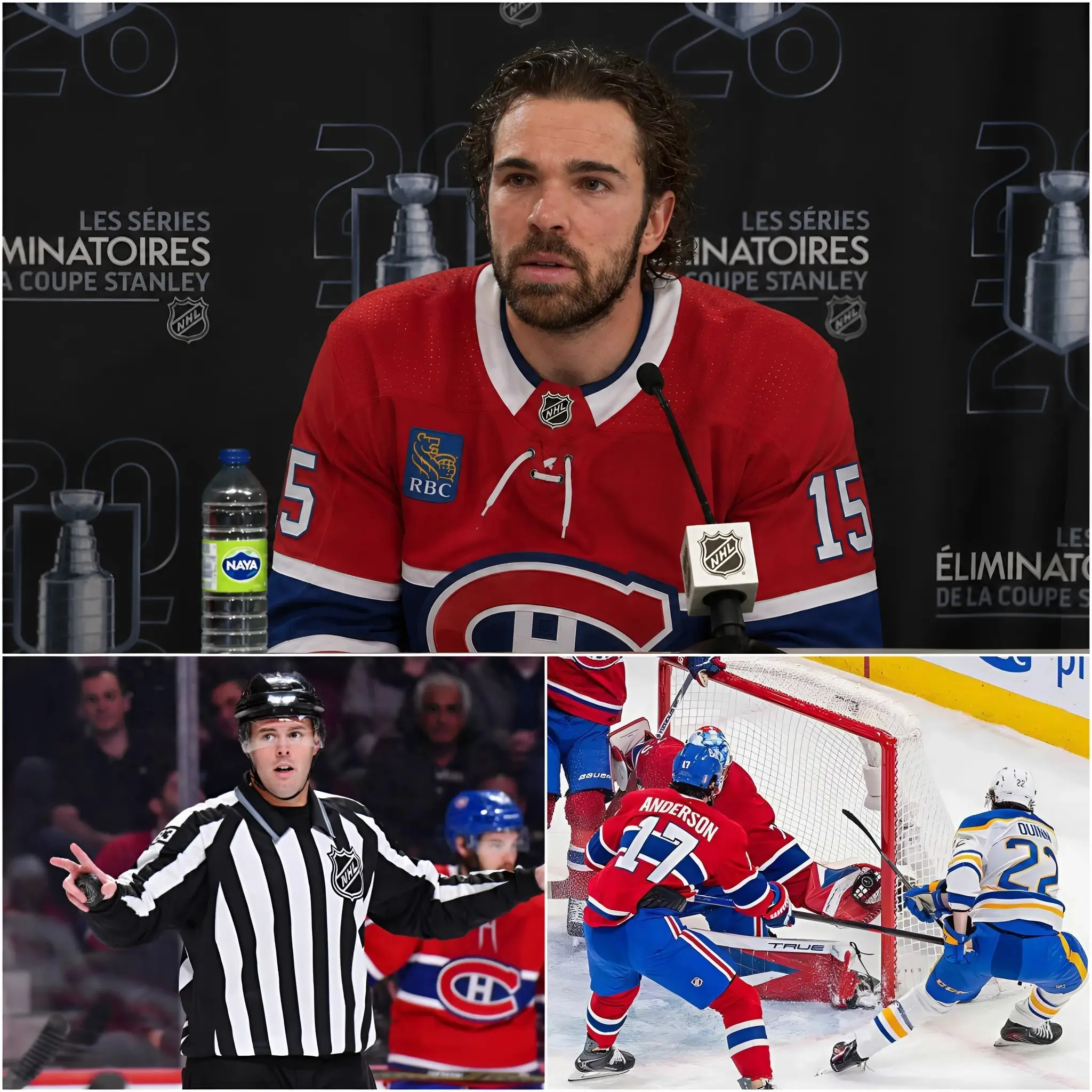 Cover Image for “He cheated, I have proof!!” Alex Newhook held a press conference to denounce the dishonest officiating after a frustrating 3-2 loss to Buffalo