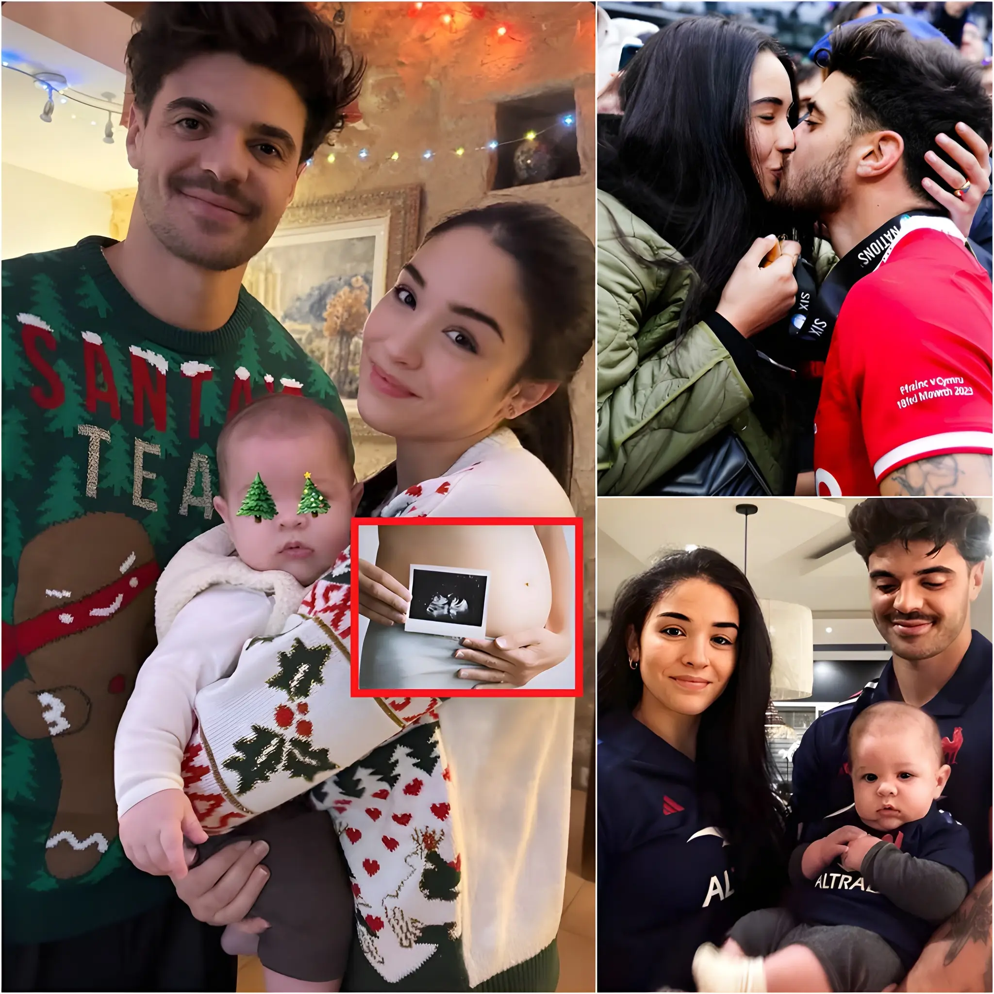 Cover Image for 🎉❤️ FÉLICITATIONS : Le joueur vedette Romain Ntamack a surpris ses fans du monde entier en annonçant avec sa compagne Lisa Lopez l’heureuse nouvelle de l’arrivée de leur premier enfant