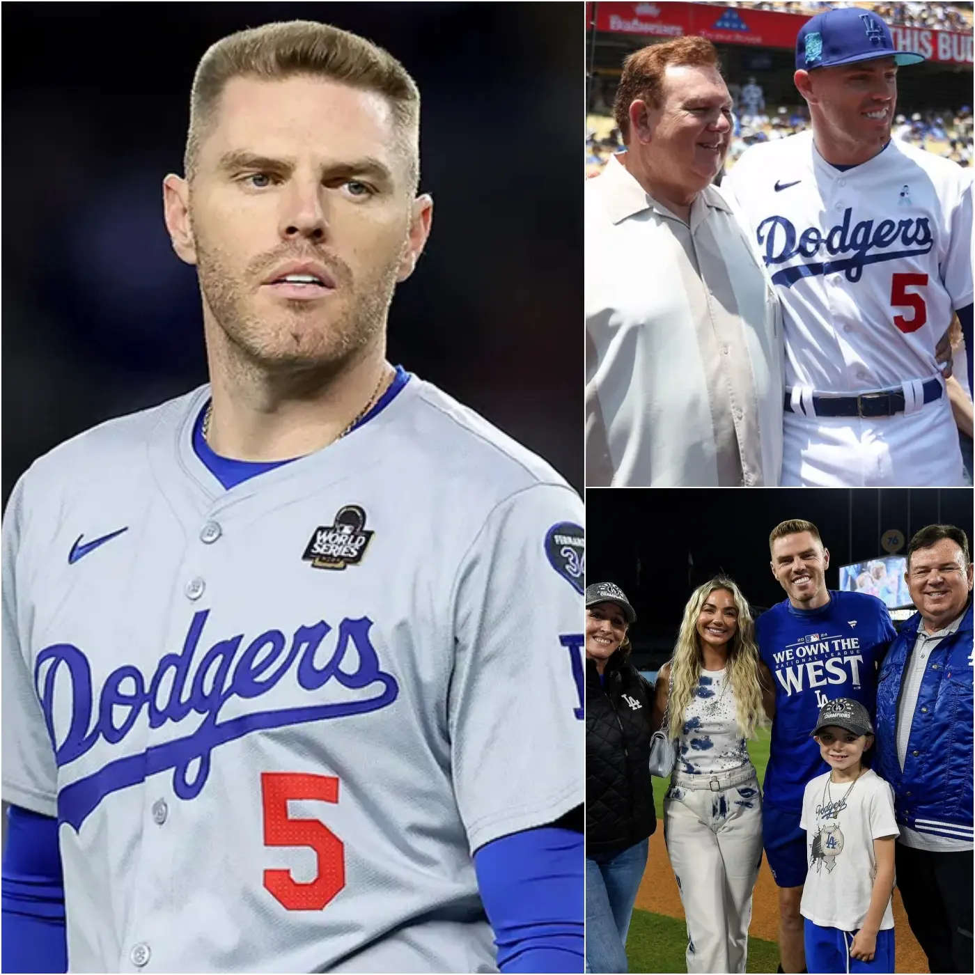 Cover Image for 💔 Unimaginable pain! Just 30 minutes ago, the Los Angeles Dodgers released a heartfelt statement expressing their deepest condolences to star Freddie Freeman after hearing the tragic news about his family