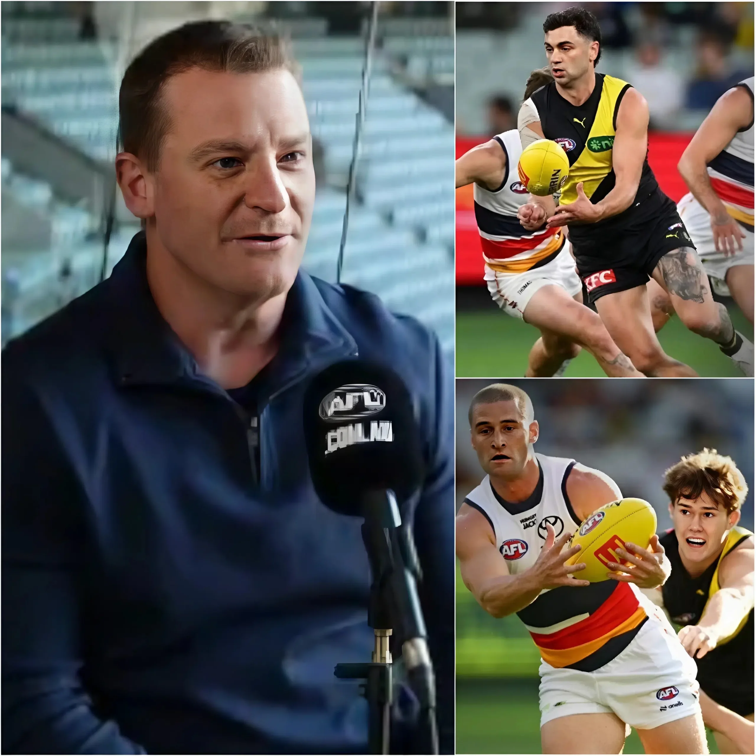 Cover Image for 🔴 “GET OUT, HE’S A PERSON….” Richmond head coach Adem Yze has just announced the permanent removal of a player from the team.