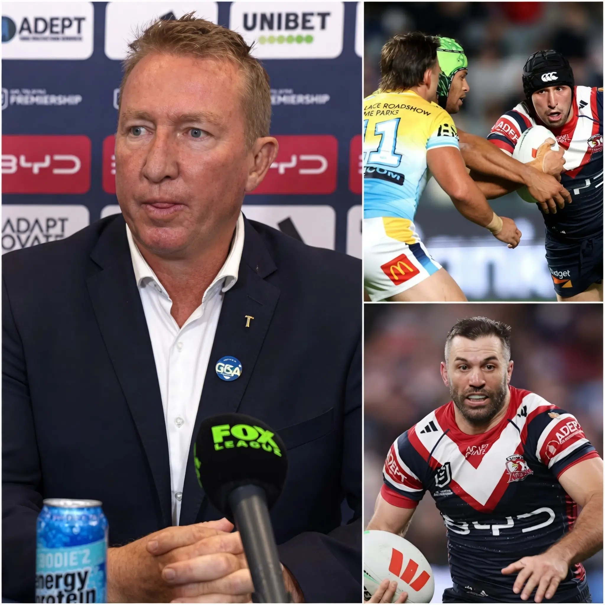 Cover Image for 🚨 30 MINUTES AGO Trent Robinson Makes Major Changes to Roosters Starting Lineup Ahead of Magic Round