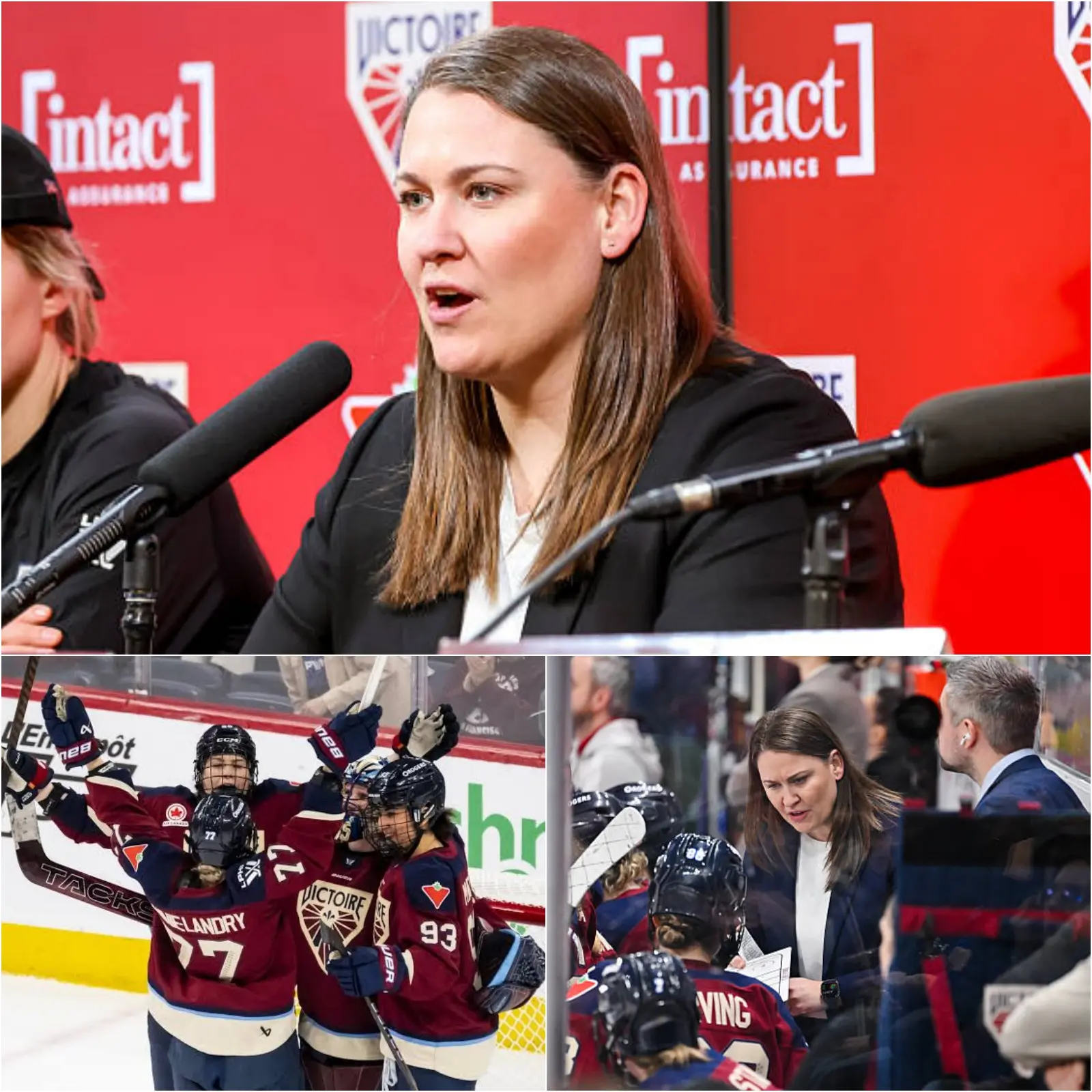 Cover Image for Coach Kori Cheverie announced the starting lineup for Montreal Victoire’s Game 1 finals match against Ottawa Charge.