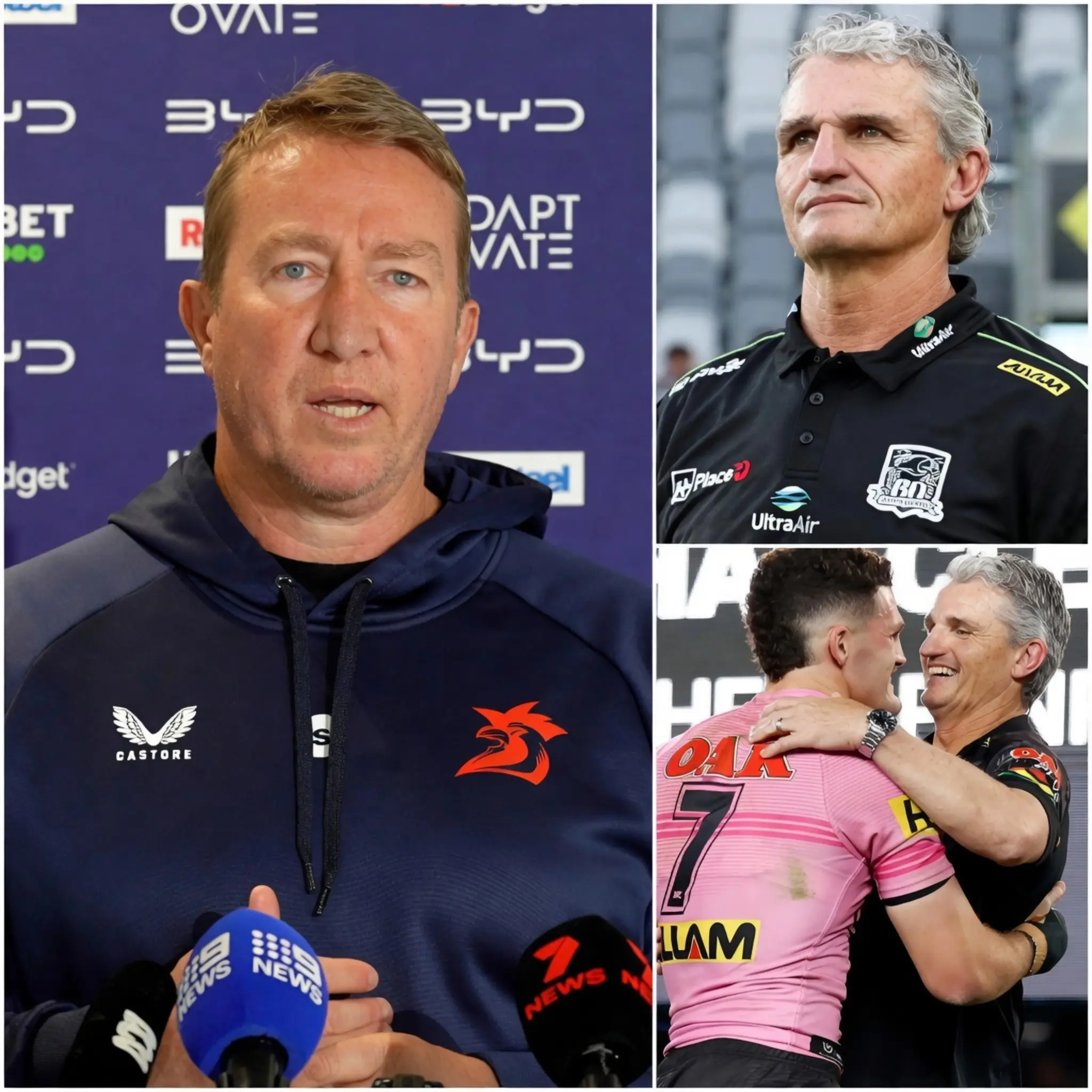 Cover Image for 🚨 BREAKING NEWS Sydney Roosters head coach Trent Robinson has officially addressed the growing speculation surrounding his future at the club.