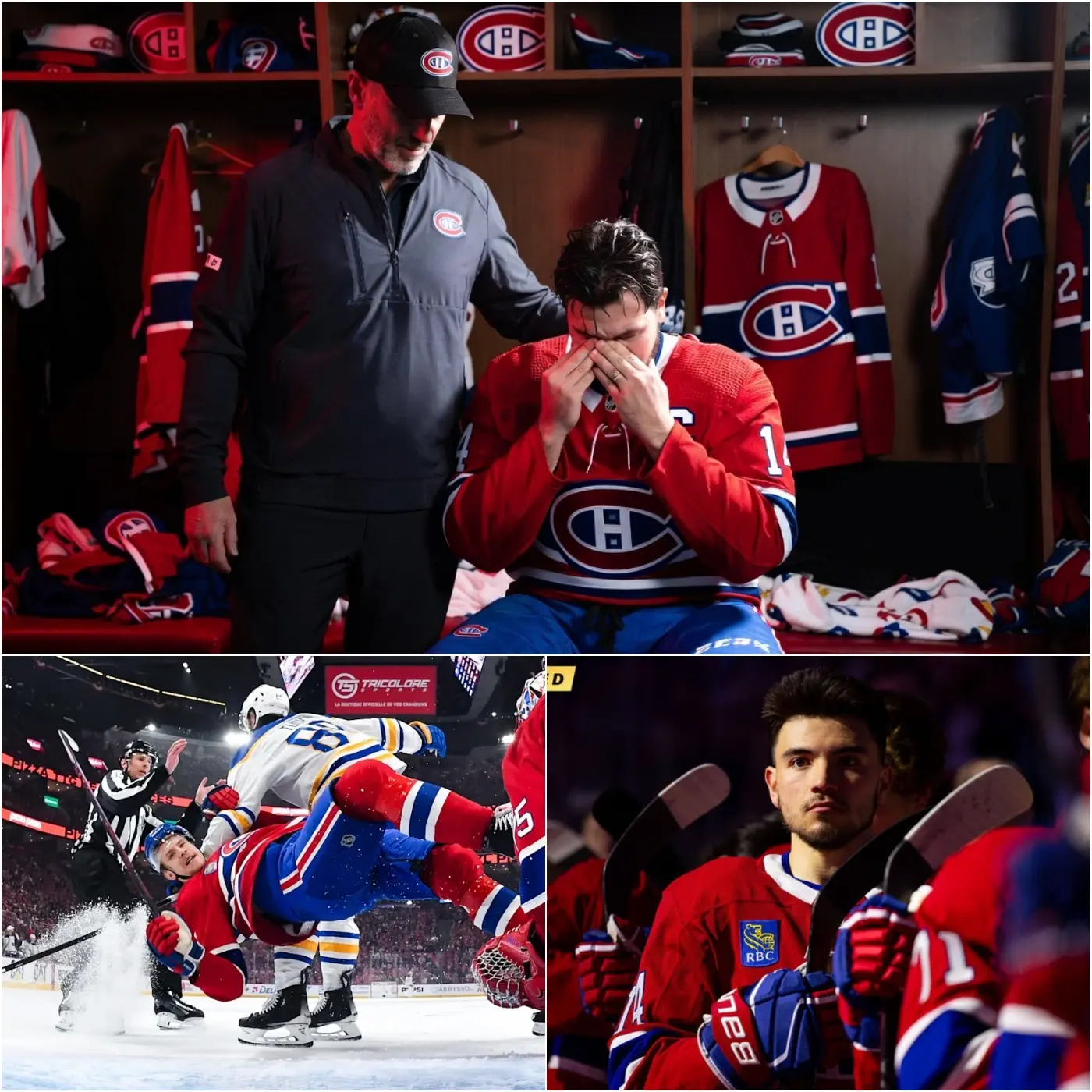 Cover Image for “I think I’m dragging the whole team down…” — Nick Suzuki reportedly completely lost it after a string of disappointing games with the Montreal Canadiens.