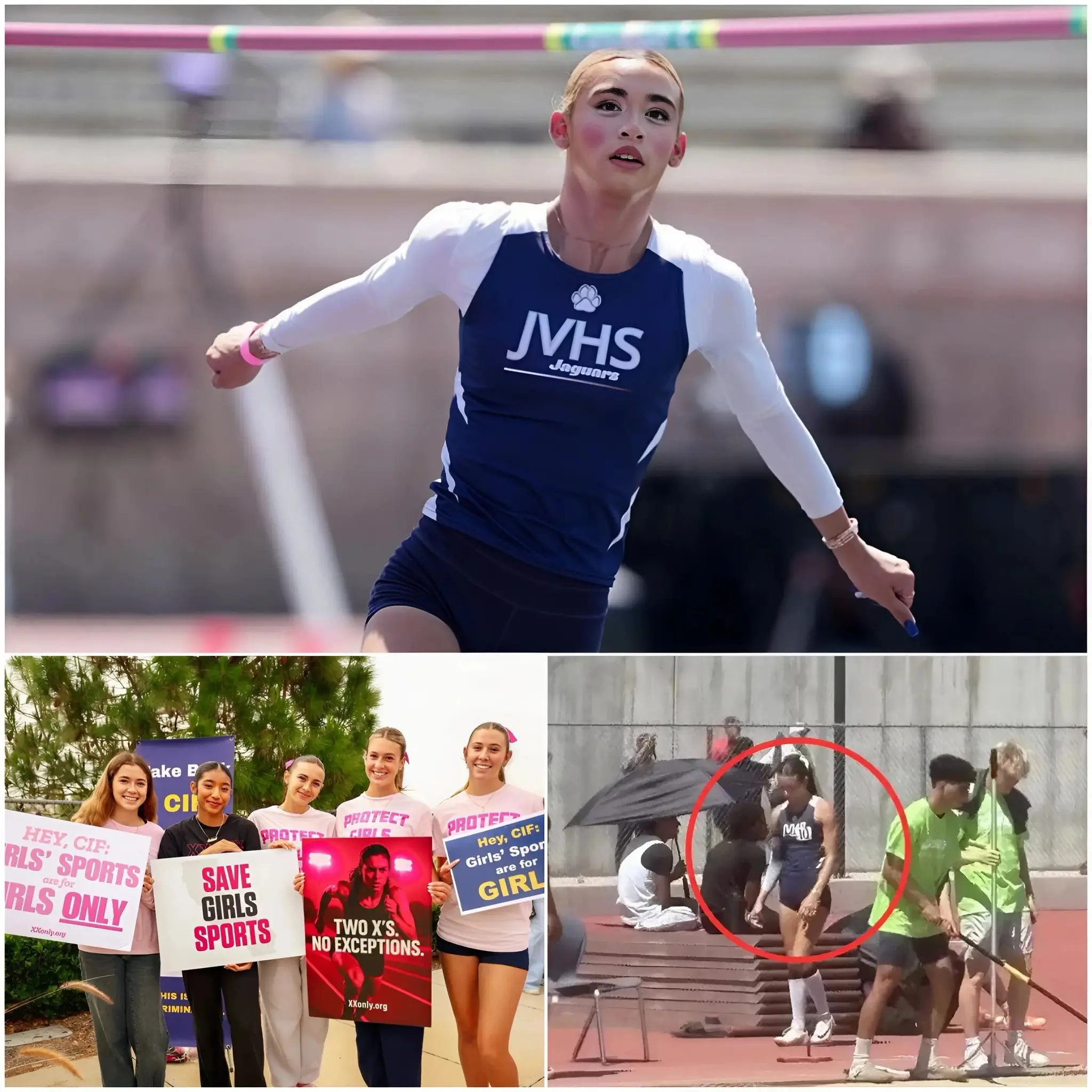 Cover Image for BREAKING NEWS 🚨 Trans athlete sparks furious protests at California girls’ track meet after dominating rivals in nearly every event