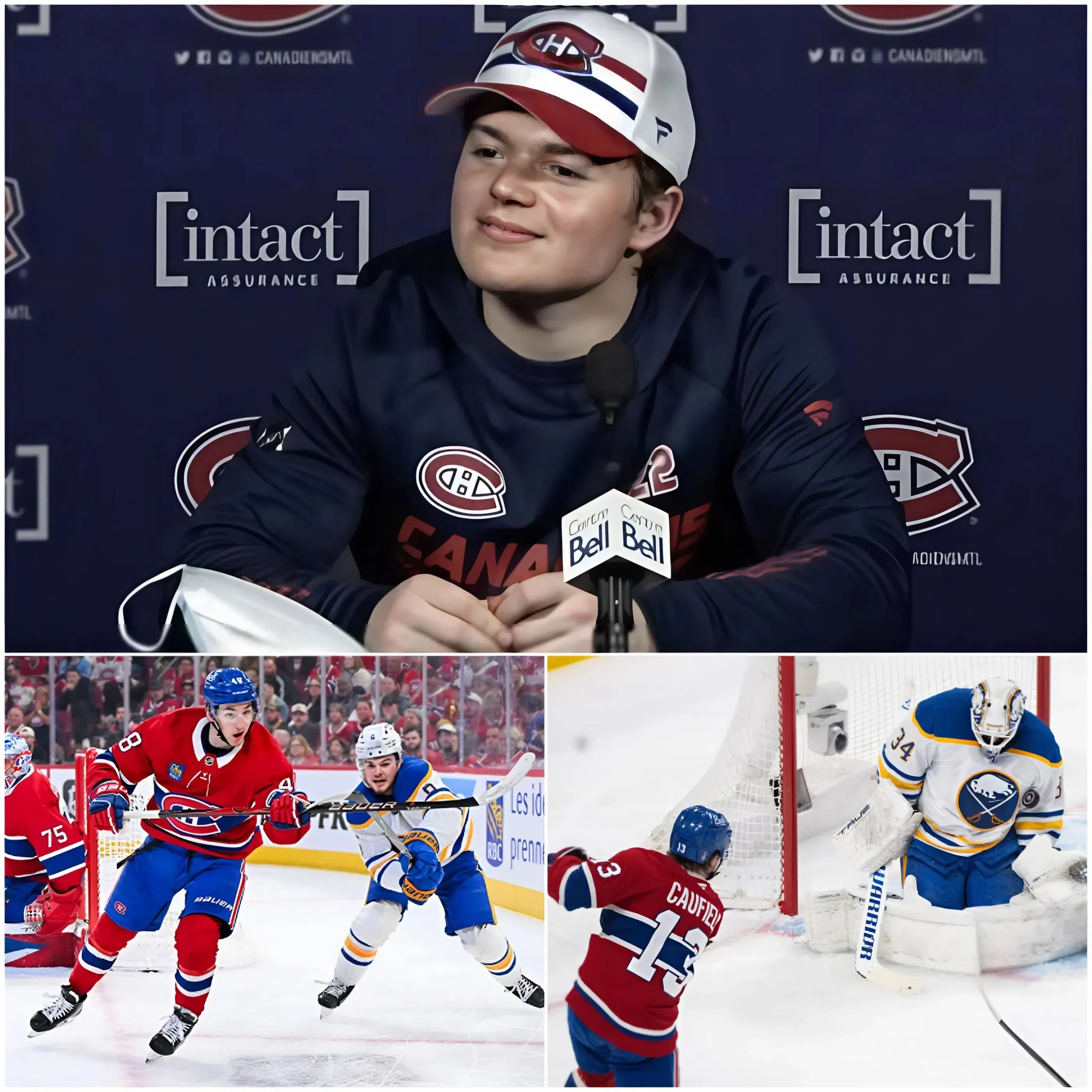 Cover Image for 🚨OFFICIEL : L’attaquant Cole Caufield a révélé les 3 JOUEURS qu’il redoute le plus d’affronter dans l’effectif des Buffalo Sabres.