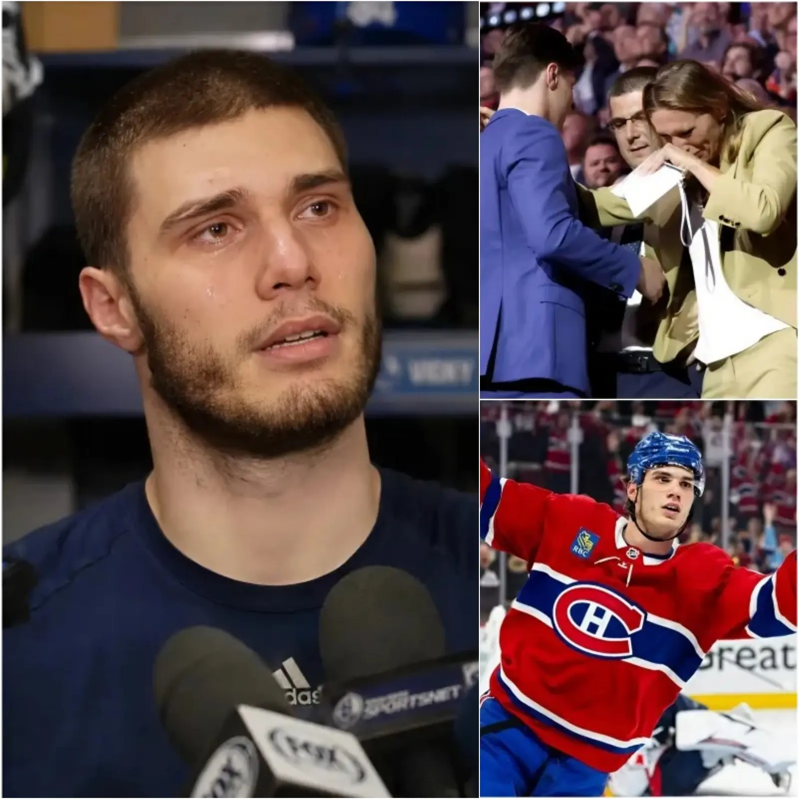 Cover Image for âMY MOTHER IS THE ONLY REASON I STILL FIGHT EVERY DAYâŠâ â Juraj SlafkovskĂœ deeply moved Montreal Canadiens fans when he shared this touching story about his mother, shortly after his Slovak Childrenâs Charity Foundation officially surpassed $2 million.