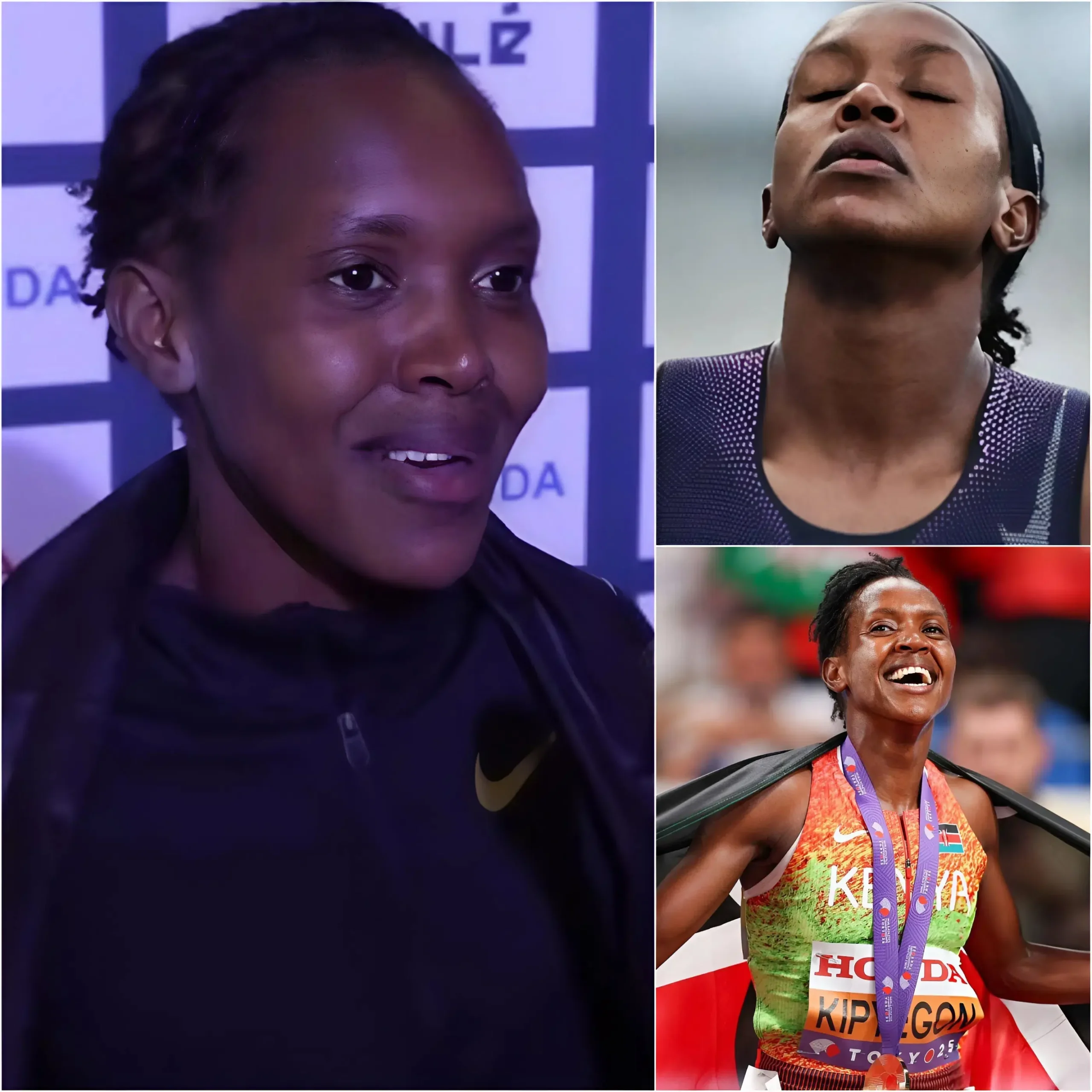 Cover Image for SAD NEWS: Just 15 minutes ago, Faith Kipyegon shocked athletics fans by announcing that she would be unable to participate in upcoming major events — including the Shanghai Diamond League (Keqiao), the Prefontaine Classic (Eugene, USA) and the Monaco Diamond League — and now faces the serious risk of ending her athletics career.
