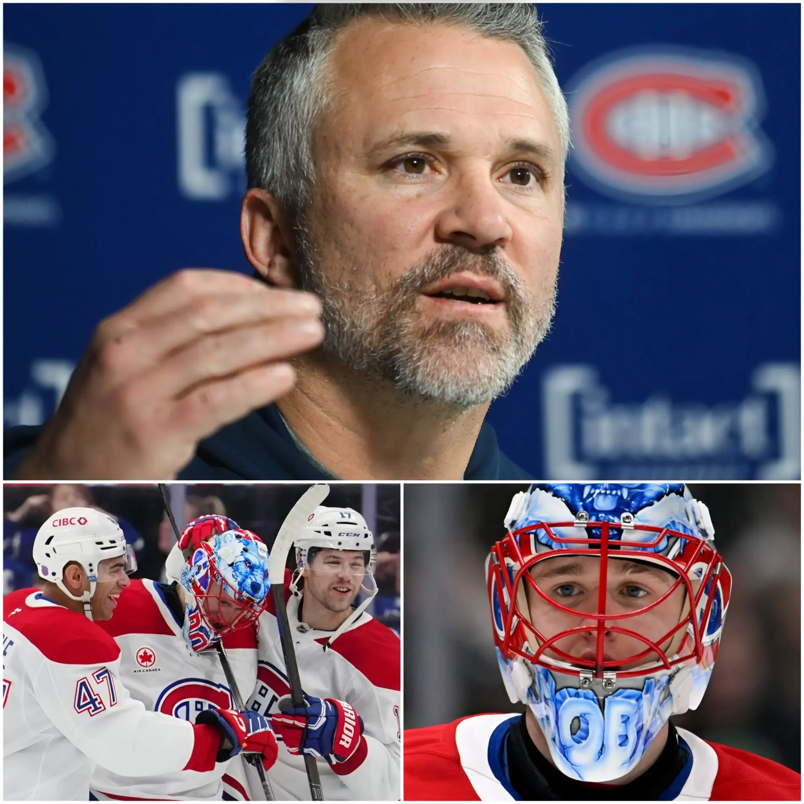 Cover Image for IL Y A 30 MINUTES Martin St. Louis a révélé la raison derrière sa décision de garder le gardien recrue Jakub Dobeš sur la glace malgré trois buts encaissés très tôt dans le match.