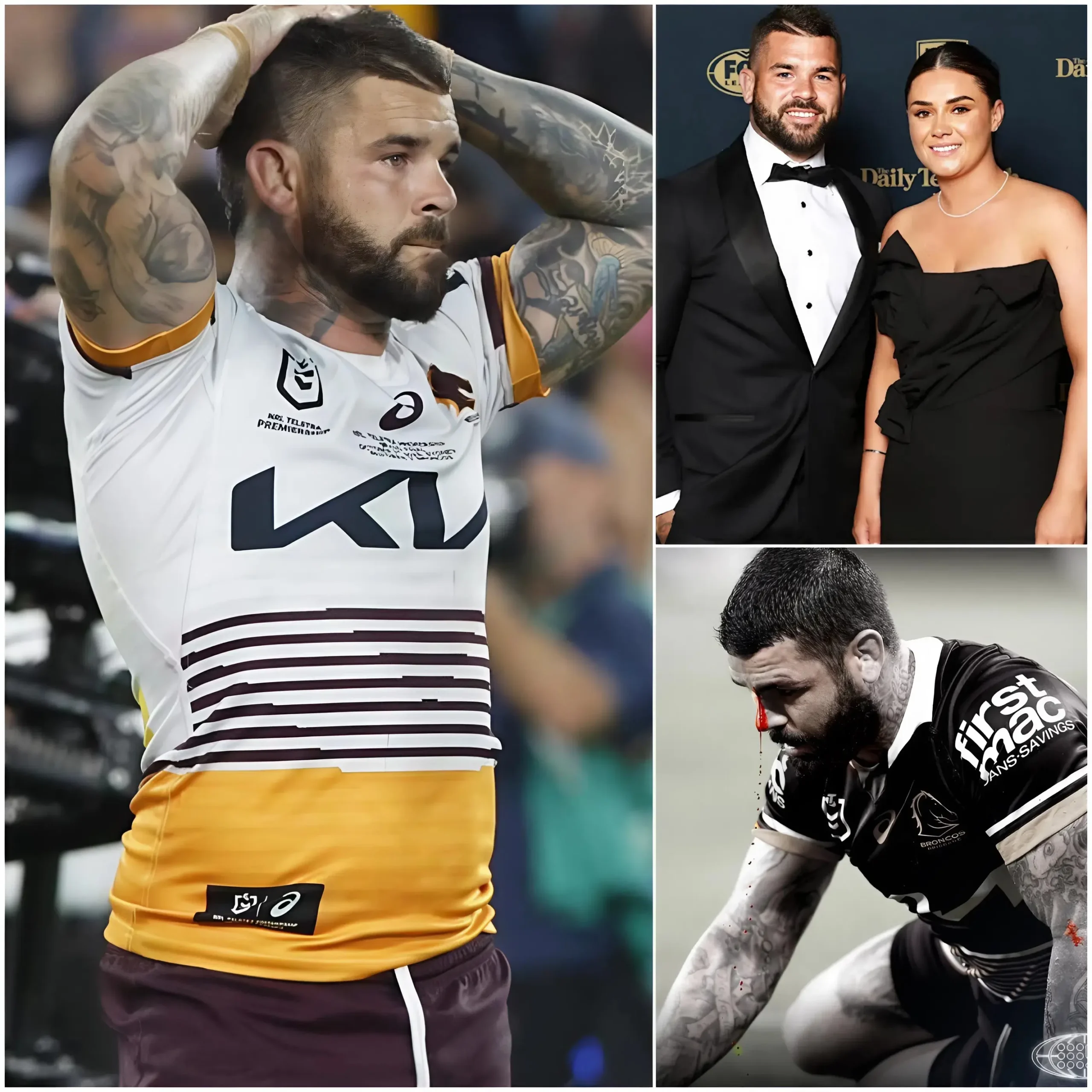 Cover Image for 💔BREAKING NEWS: Adam Reynolds has unexpectedly announced that he will NOT be able to take the field with the Brisbane Broncos in their match against the New Zealand Warriors due to a SPECIAL REASON. Reportedly, a personal family matter involving the Australian star has occurred, and Adam’s wife personally revealed the situation, leaving everyone shocked… Full story below 👇👇