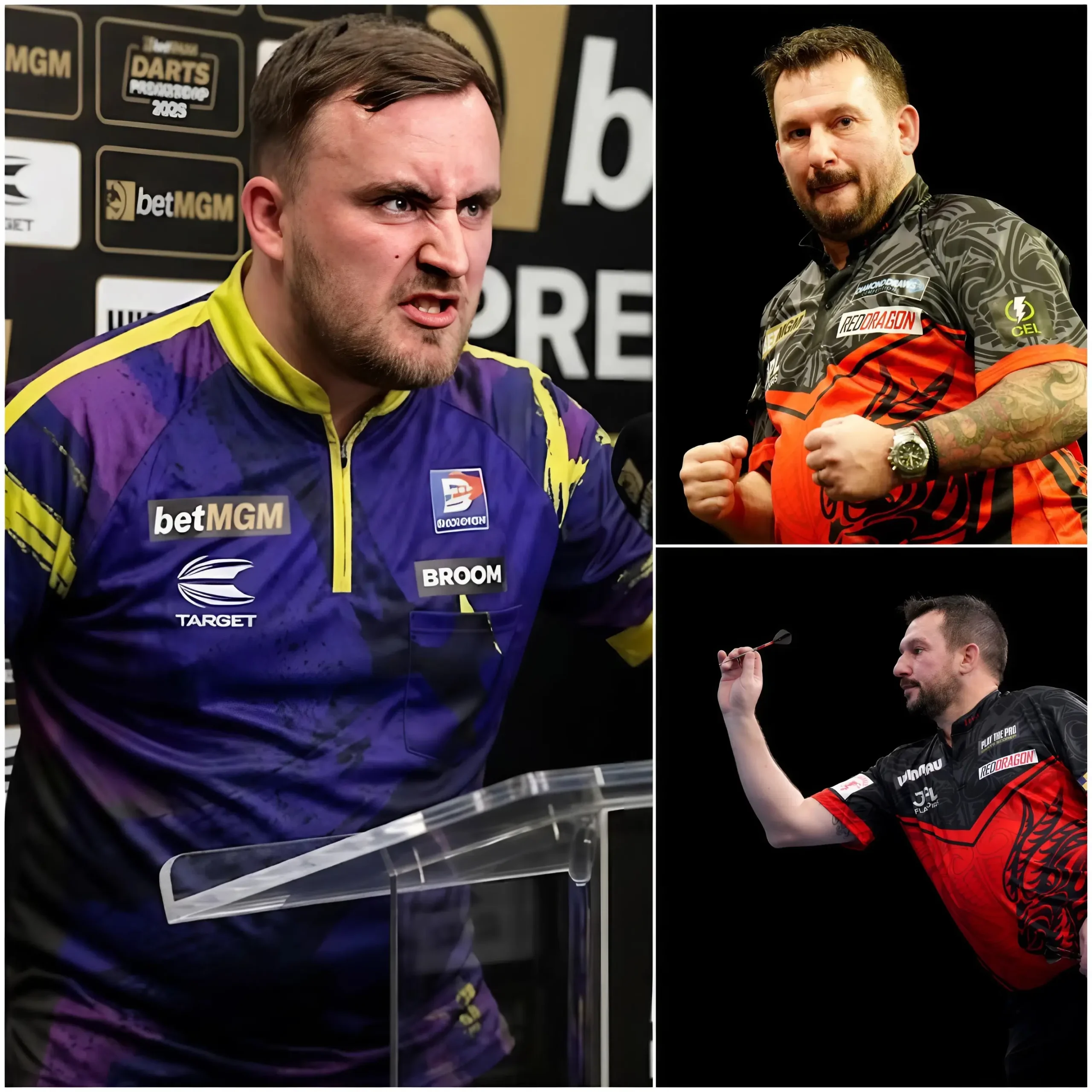 Cover Image for âHE CHEATED. I DO NOT ACCEPT THIS DEFEATâŠ,â Luke Littler declared after his narrow 5-6 loss to Jonny Clayton.