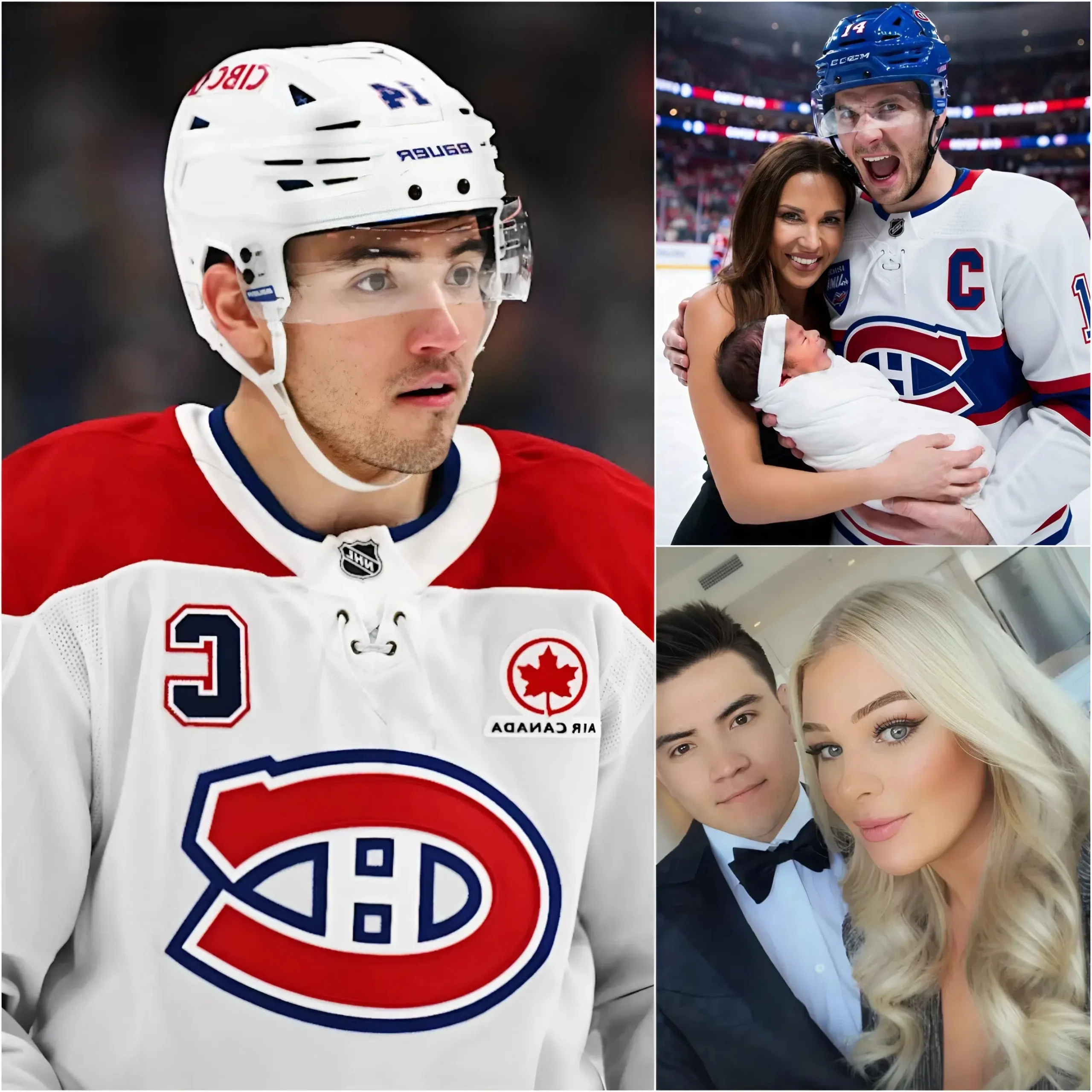 Cover Image for đïžđ Tout le stade a explosĂ© lorsque les Montreal Canadiens ont arrachĂ© une victoire haletante lors du match 5. Ă peine le coup de sifflet final retenti, Nick Suzuki a Ă©tĂ© entourĂ© par ses coĂ©quipiers, tandis que les acclamations rĂ©sonnaient dans les tribunes. Mais soudain, son regard sâest figé⊠au loin, une femme