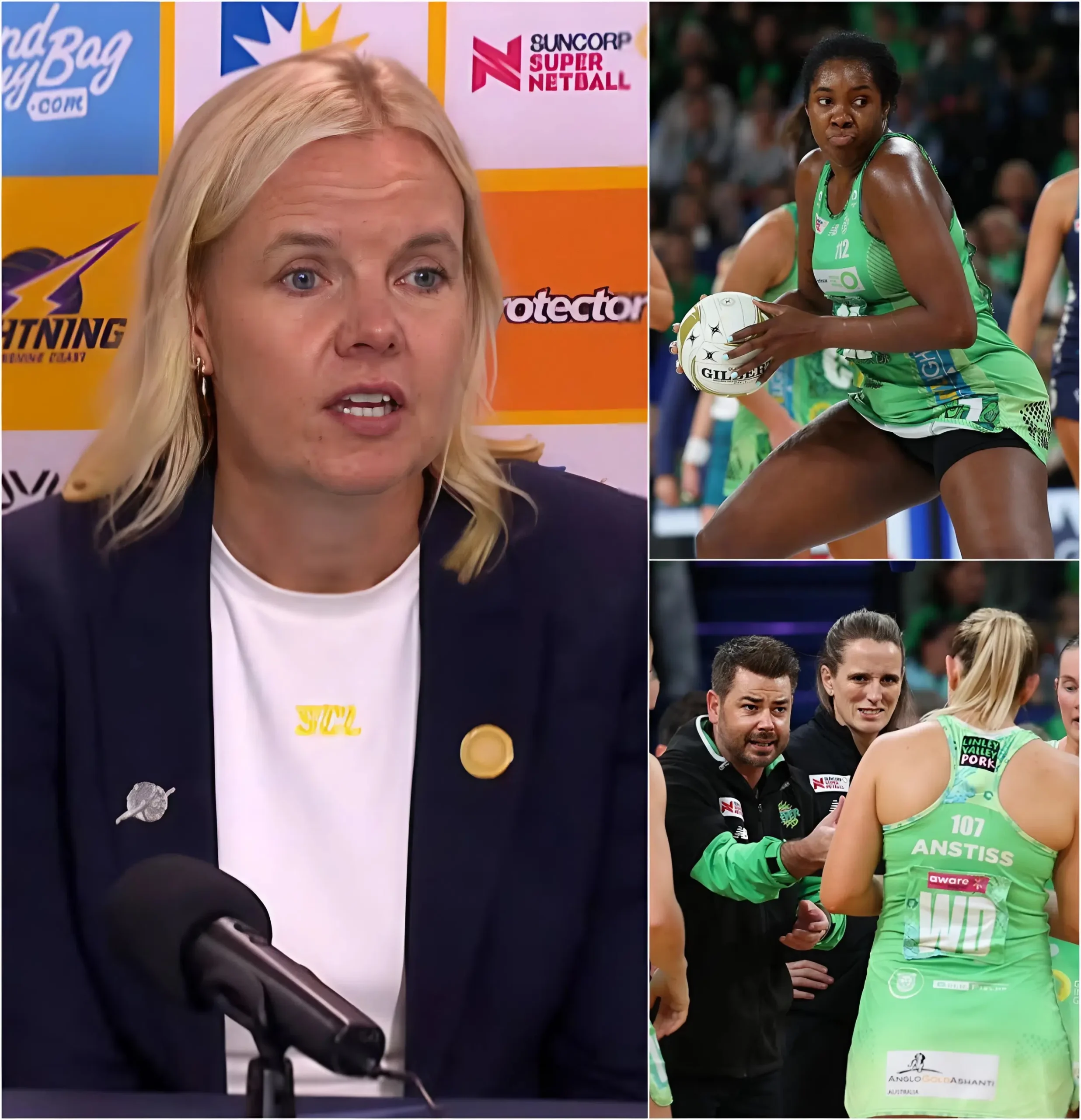 Cover Image for Quelques minutes seulement après la fin du premier match de la Suncorp Super Netball 🚨🚨