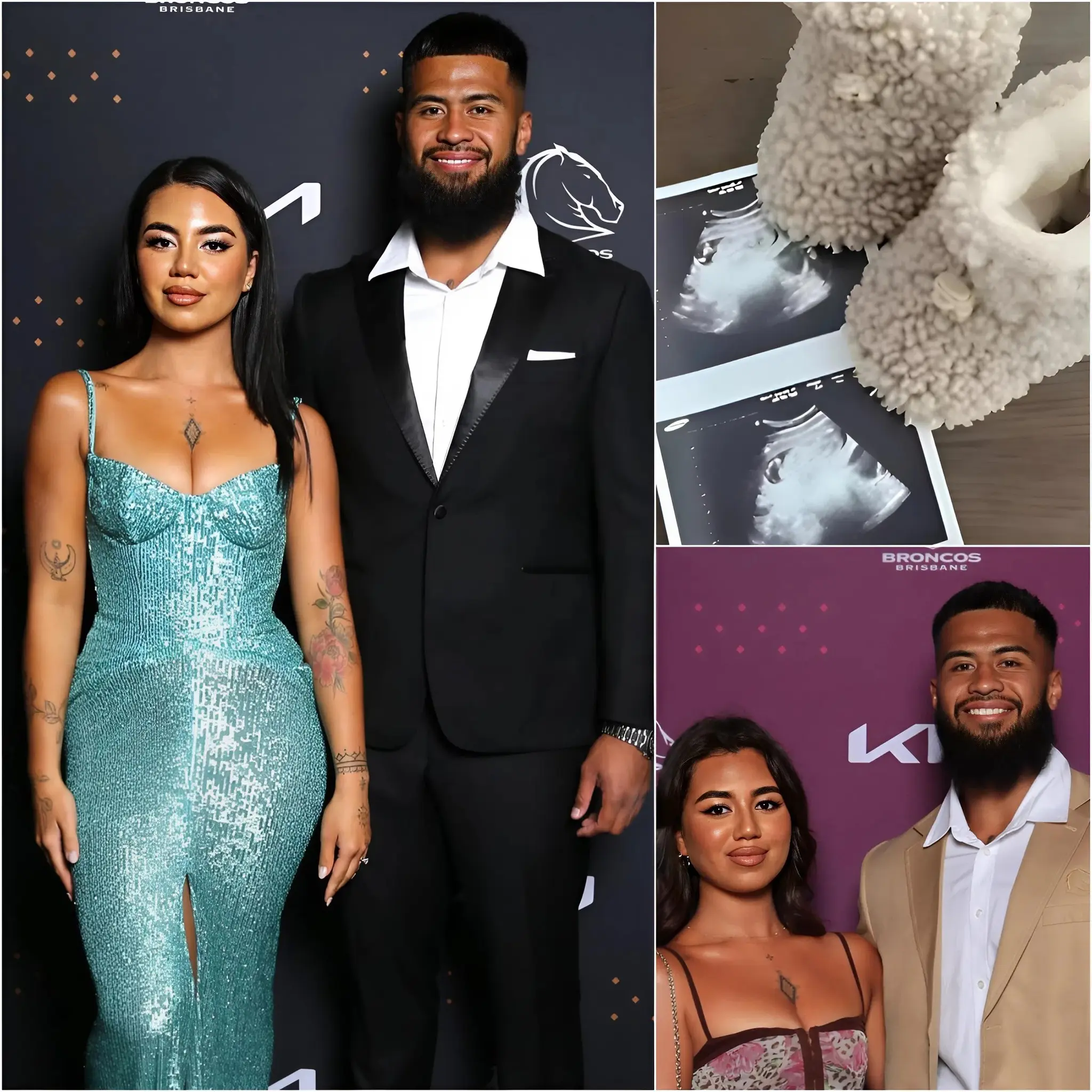 Cover Image for ❤️ GOOD NEWS: NRL star Payne Haas surprised fans when he and his wife Leilani Mohenoa announced they are expecting their third child. The Brisbane Broncos star also shared heartwarming details about the baby’s name and gender, exciting the NRL community worldwide and receiving many congratulatory messages…