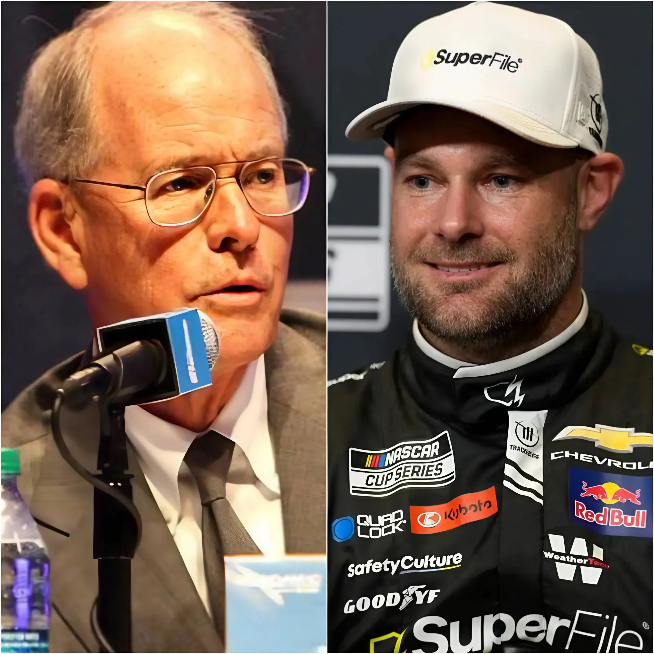 Cover Image for JUST IN 🚨 NASCAR CEO Jim France shocked everyone when he broke his silence, announcing that a formal request had been made to review Shane van Gisbergen’s results after several drivers accused him of using doping before the race at Go Bowling at The Glen