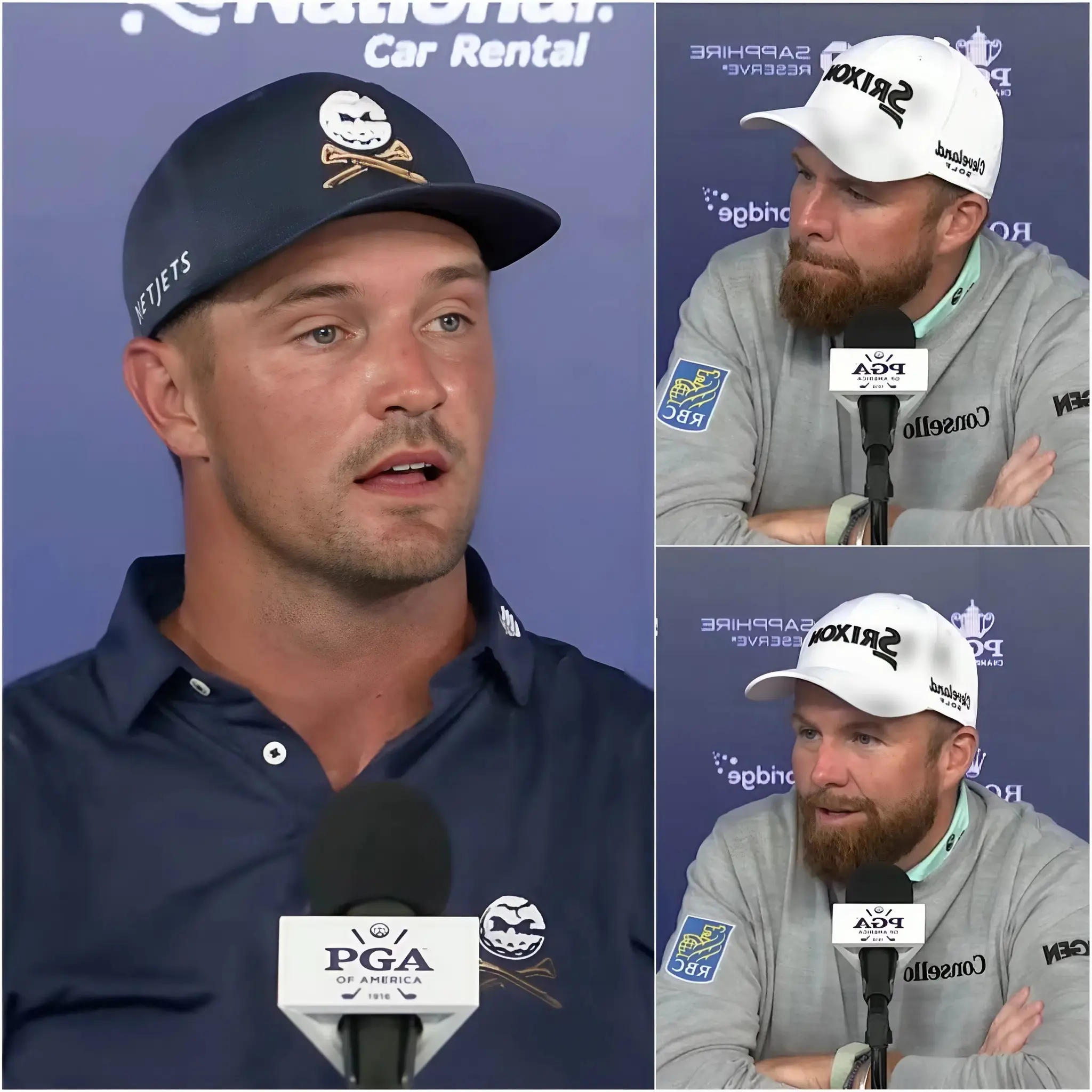 Cover Image for 🚨Bryson DeChambeau caused a stir when he submitted a formal petition to the PGA Organizing Committee, accusing Shane Lowry of misconduct and cheating in the first round of the 2026 PGA Championship.