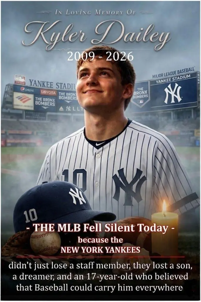 Cover Image for SAD NEWS: The New York Yankees community is overwhelmed with shock and heartbreak following the sudden passing of Kyler Dailey, a highly promising young athlete — once regarded as a symbol of the future, with the ambition and talent to reach heights such as MVP or Player of the Year. Manager Aaron Boone expressed his deep sorrow over this tragic loss.