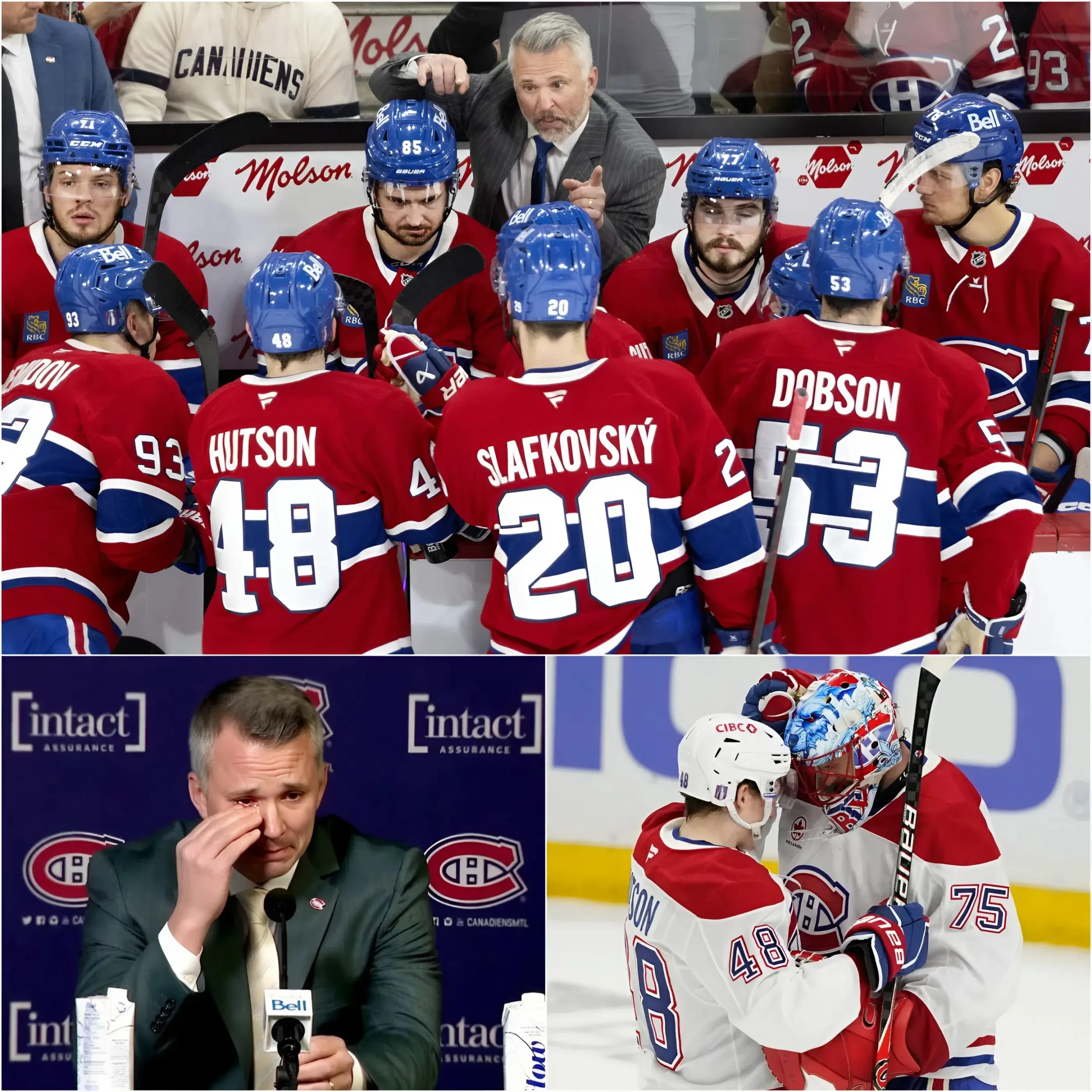 Cover Image for 🔥DERNIÈRE MINUTE : Dans l’atmosphère tendue de la conférence de presse avant le match 6 de Montréal, un moment a soudainement figé tout le monde du hockey. Alors que tous attendaient les analyses tactiques habituelles, l’entraîneur Martin St. Louis a surpris en ne parlant ni des buts ni des erreurs de l’équipe. À la