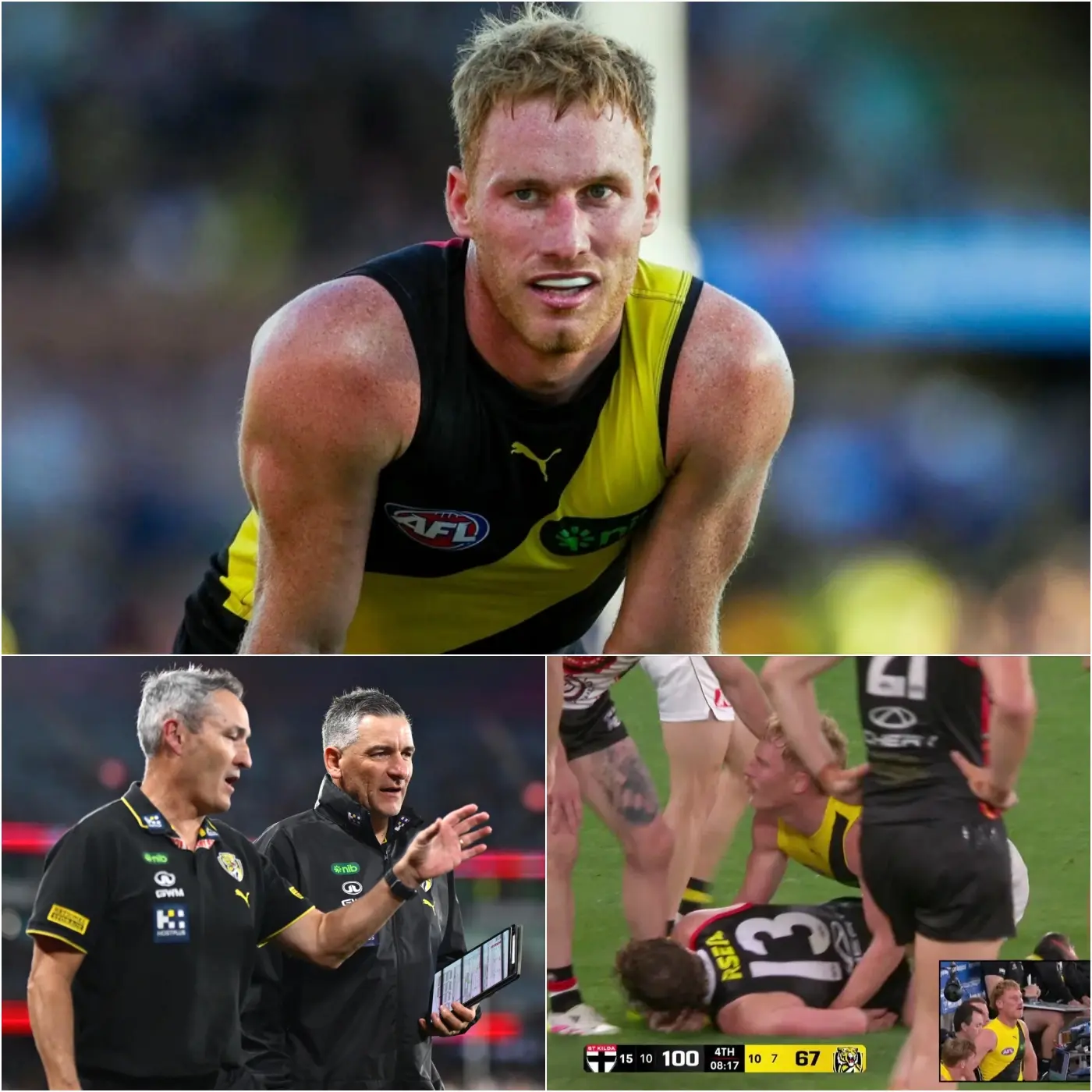 Cover Image for IN A SHOCKING DEVELOPMENT, Richmond Tigers veteran guard Nick Vlastuin has been OFFICIALLY fined $5,500 by the MRO and suspended for two games following his Dangerous Tackle against Ryan Byrnes of St Kilda⊠See more đđ